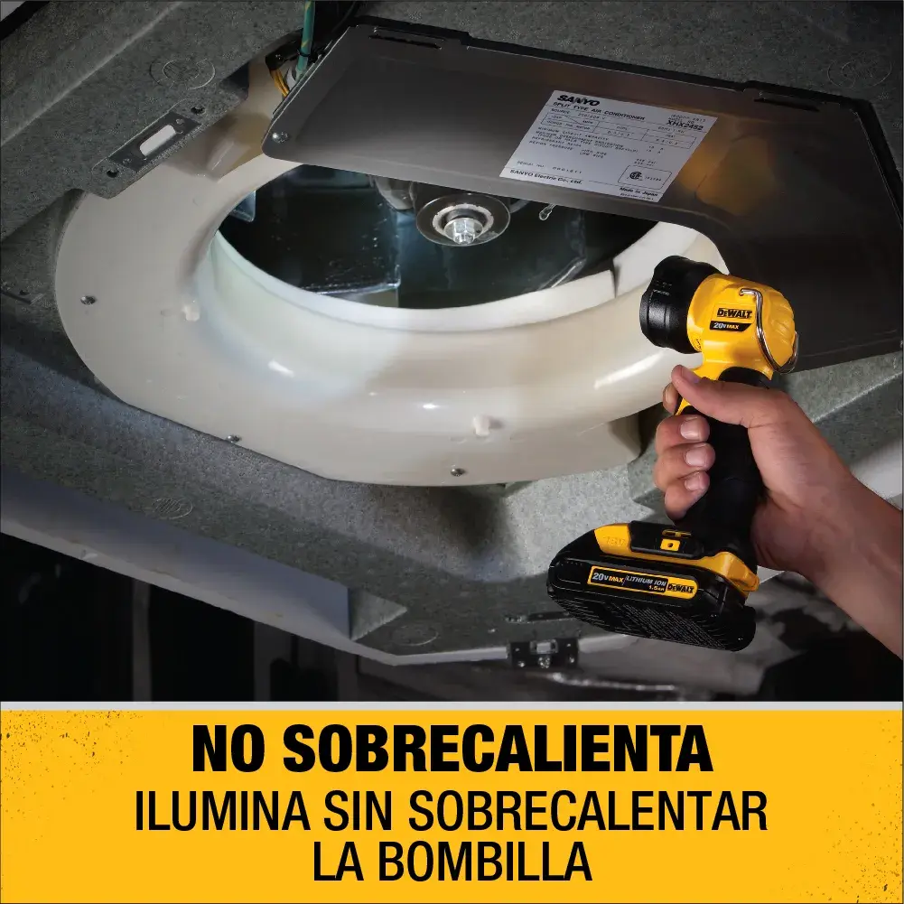 Linterna cabeza rotativa XR 18V sin cargador/batería
