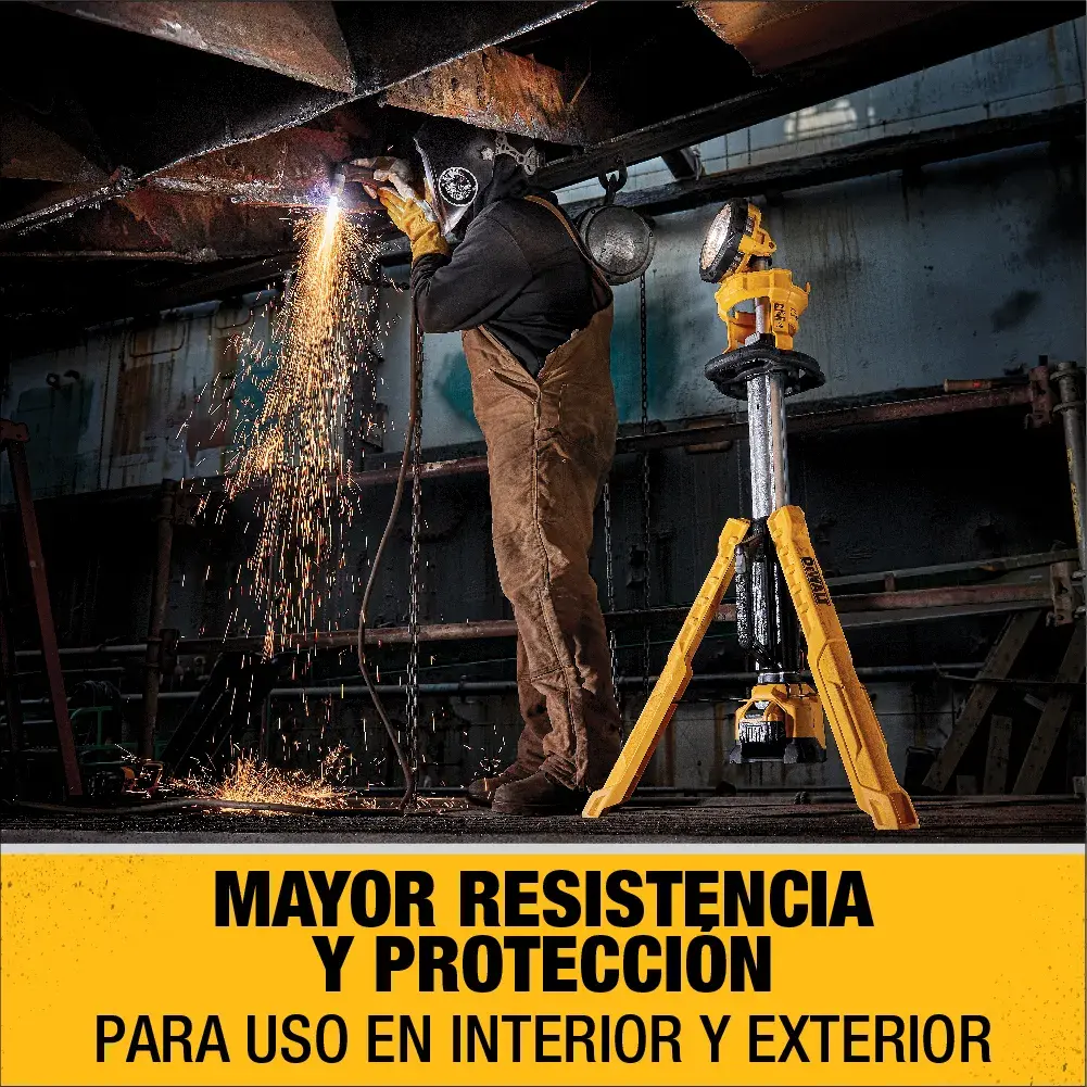 Foco LED con Trípode XR 18V sin cargador/batería