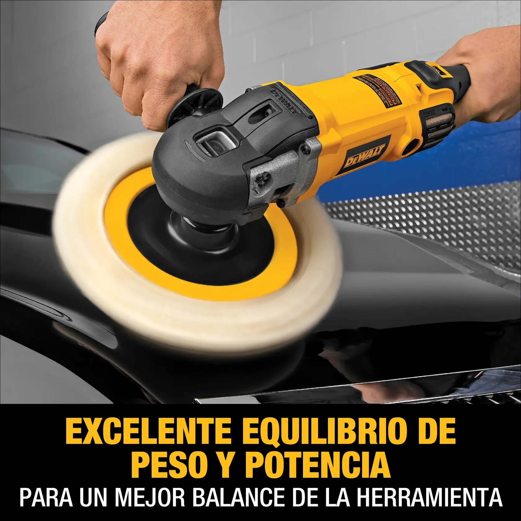 Pulidora para Metal 1250W 180mm y 150mm 3.500 rpm Electrónica