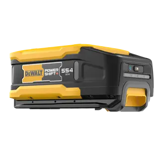 Logotipo de DEWALT en letras negras y audaces centrado sobre un fondo blanco.