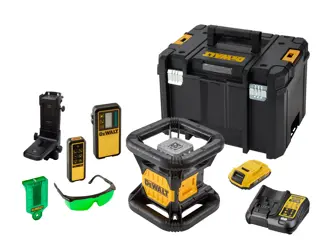 Nivel Láser Rotativo autonivelante VERDE XR 18V batería Li-Ion 2Ah TOOL CONNECT