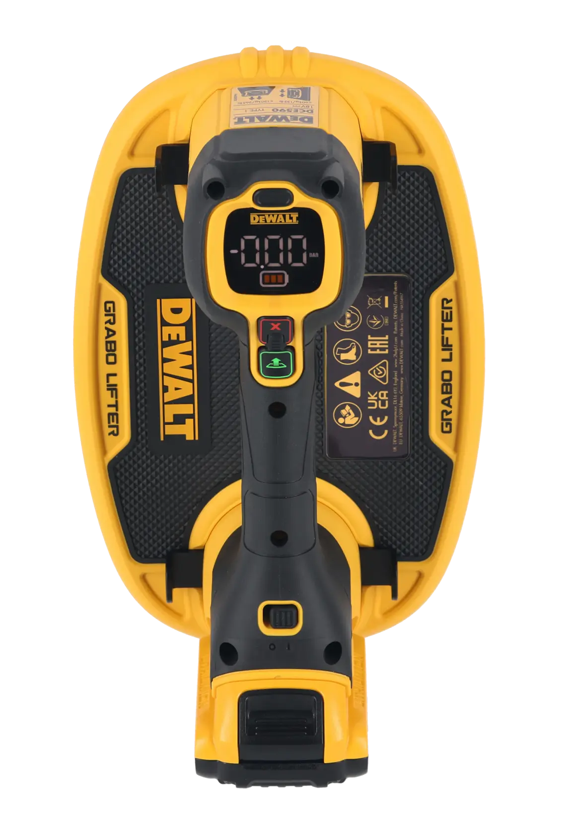 Ventosa Electrónica Grabo XR 18V con 1 batería Li-Ion 2Ah y maletín TSTAK
