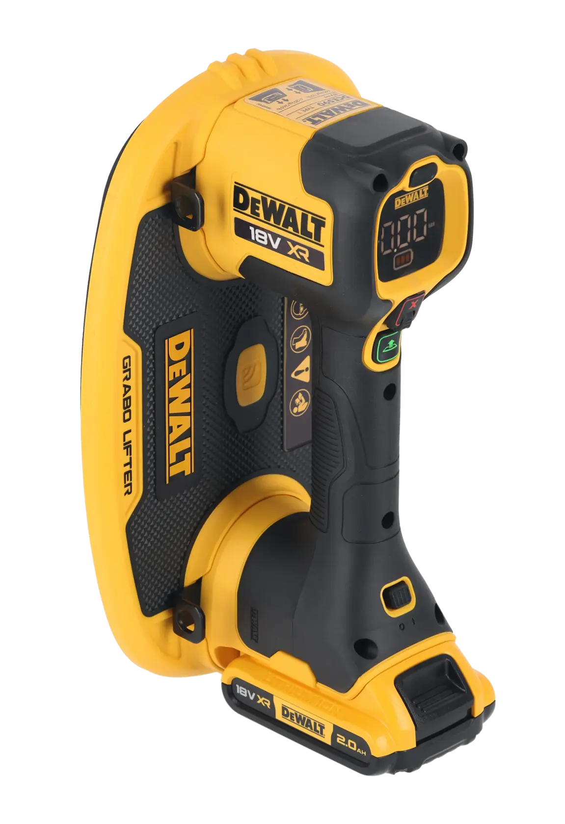 Ventosa Electrónica Grabo XR 18V con 1 batería Li-Ion 2Ah y maletín TSTAK