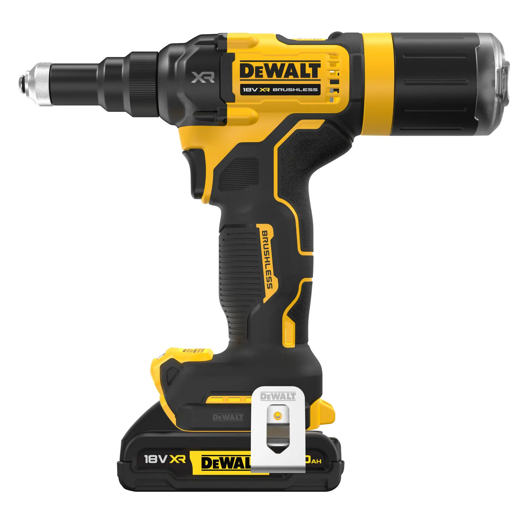 Remachadora sin escobillas 4,8mm XR 18V L-Ion 2Ah