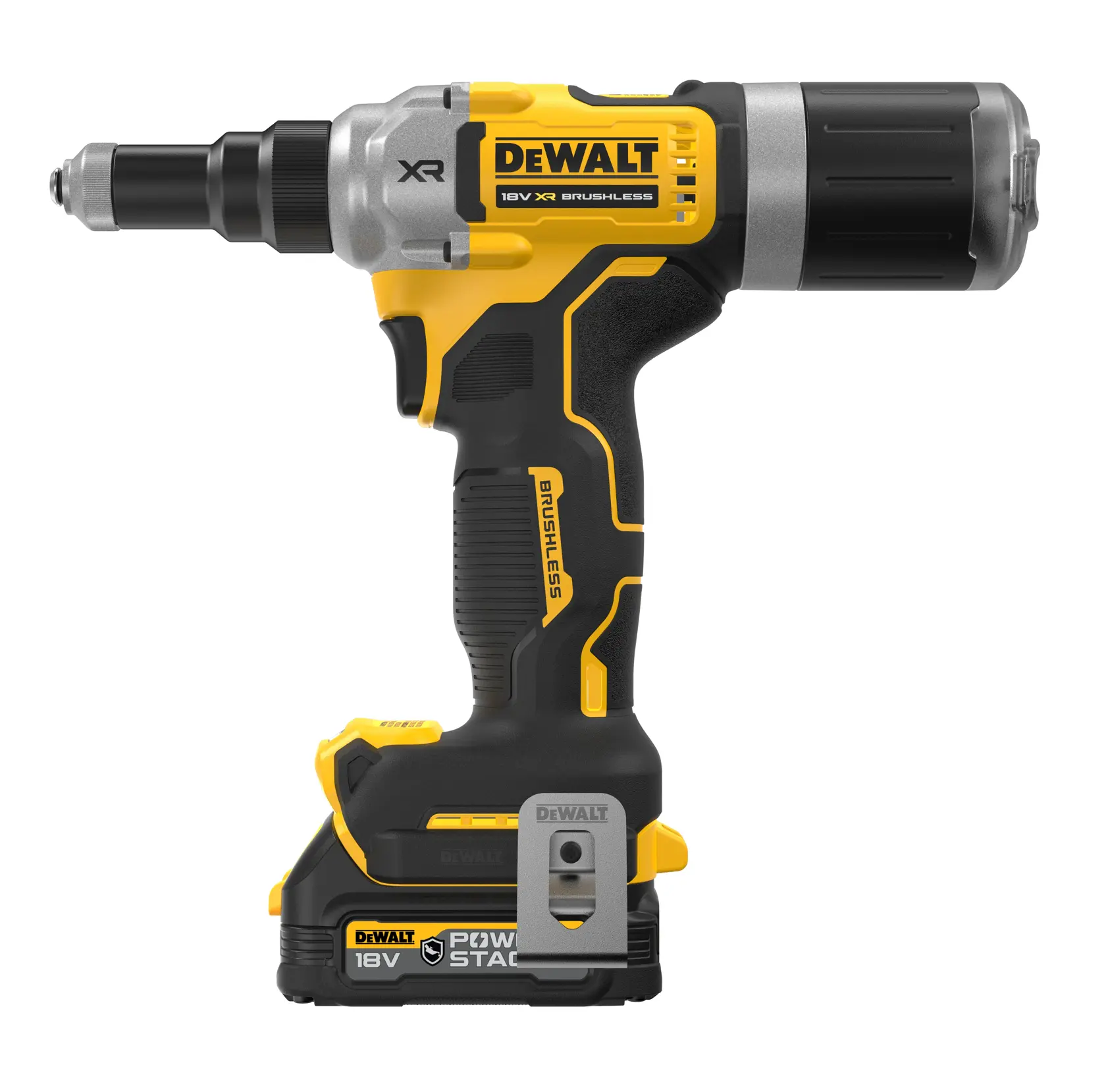Remachadora sin escobillas 6,4mm XR 18V POWERSTACK compacta