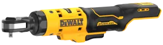 Logotipo de DEWALT en letras negras y audaces centrado sobre un fondo blanco.