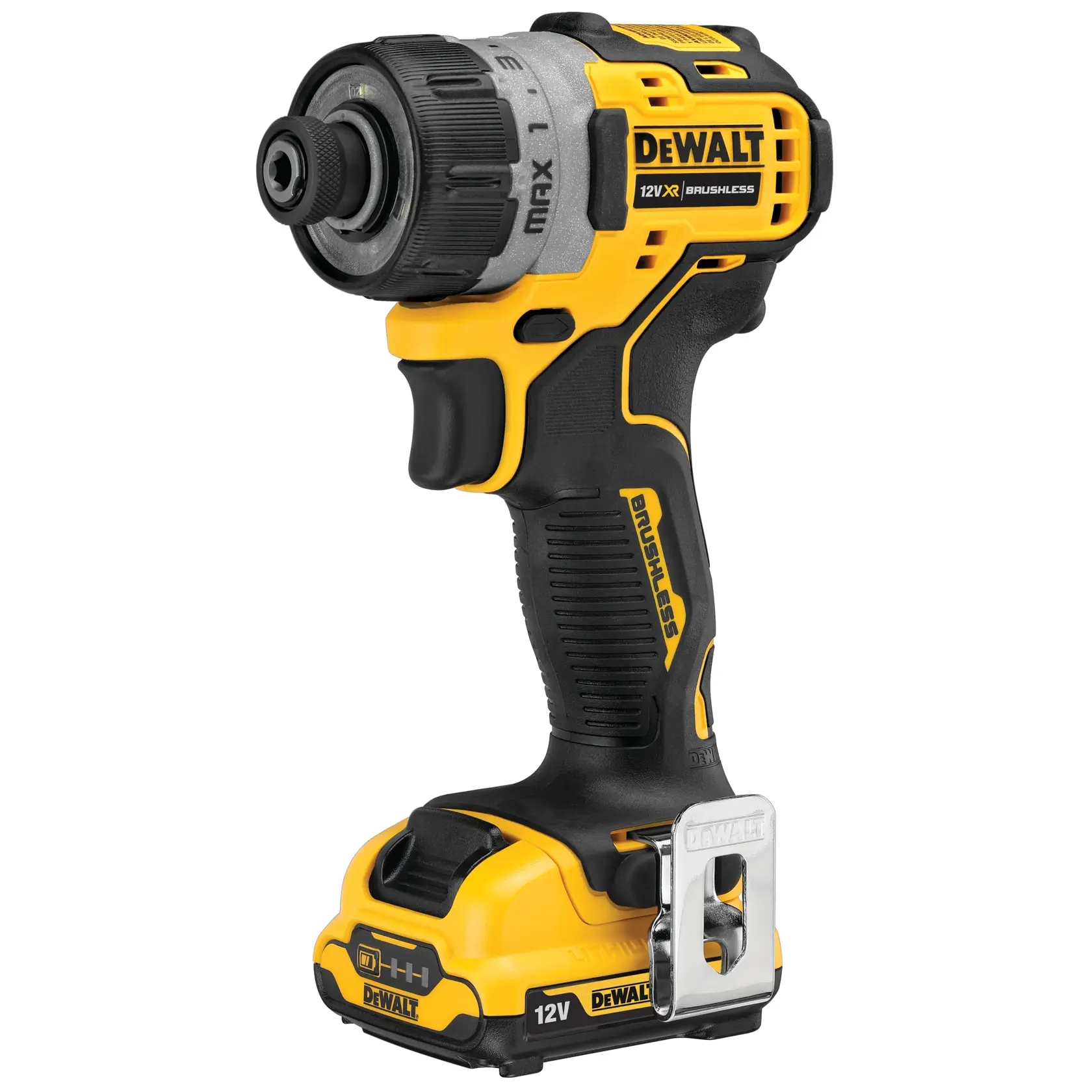 Atornillador sin escobillas XR 12V Li-Ion 2Ah