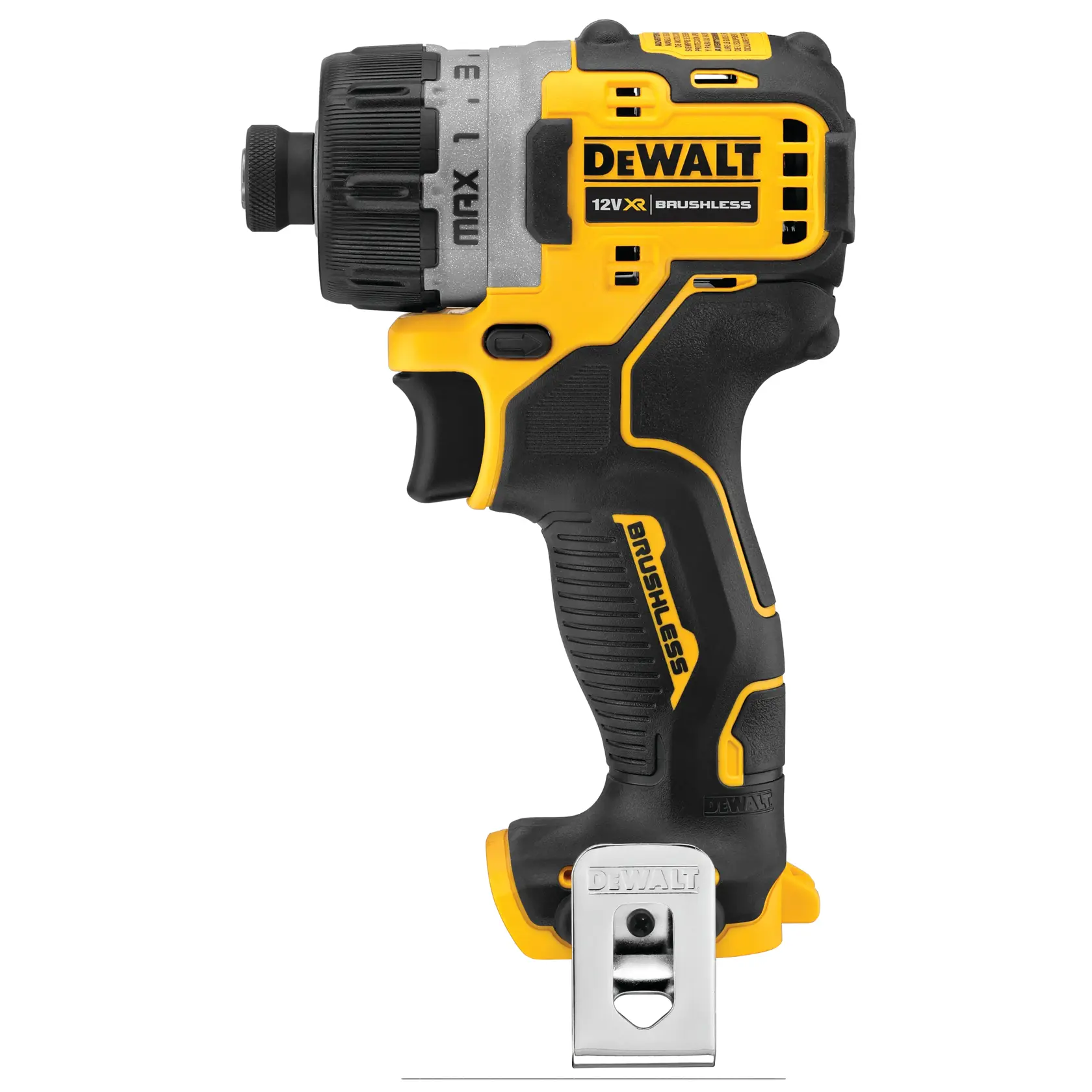 Atornillador sin escobillas XR 12V sin cargador/batería