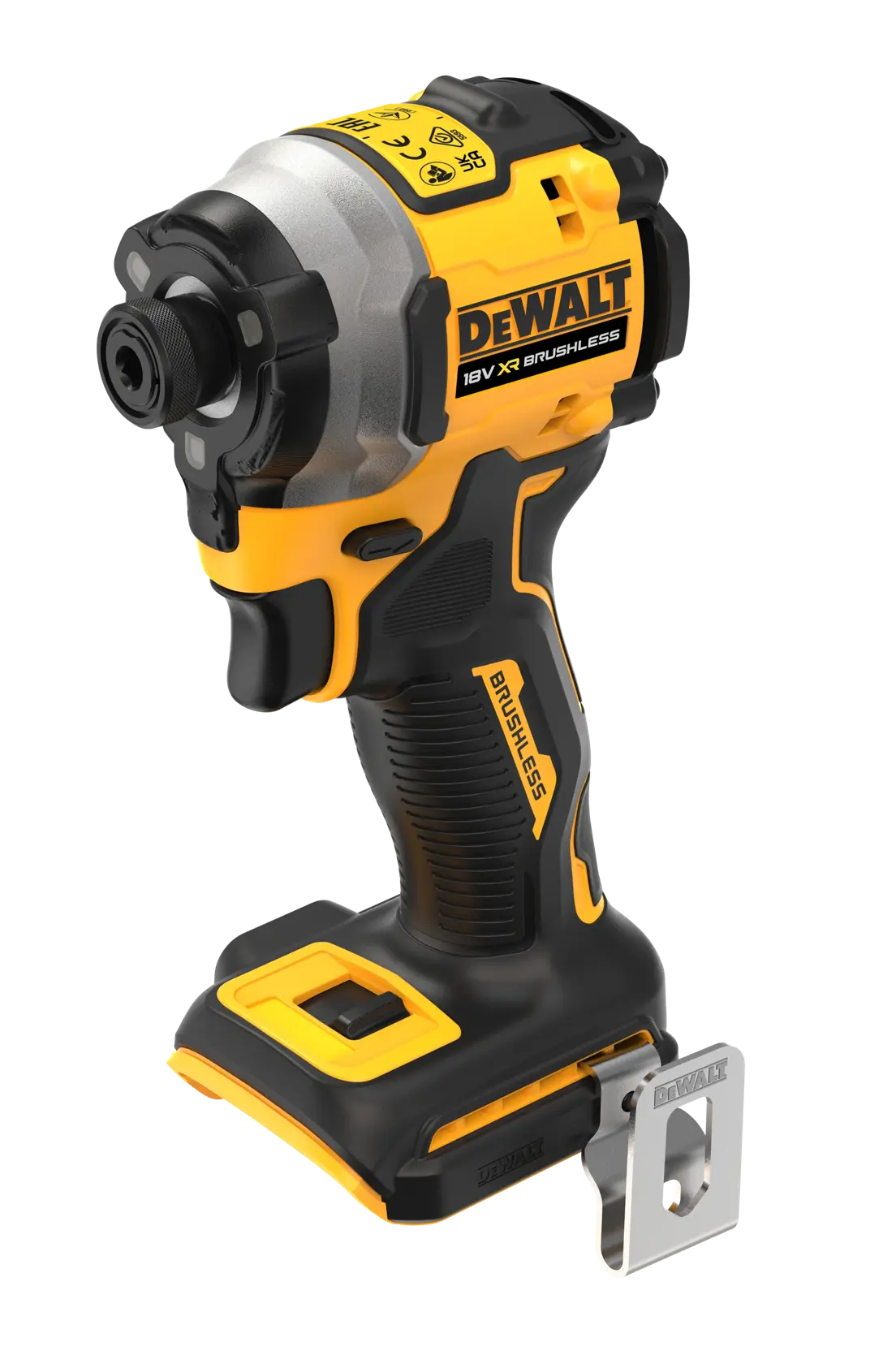 Atornillador Impacto compacto sin escobillas XR 18V 1/4“ sin cargador/batería