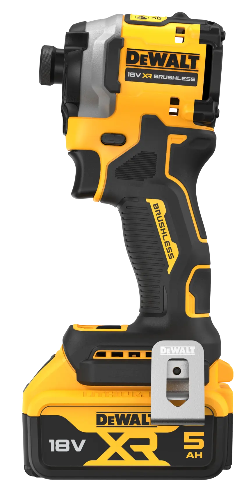 Atornillador Impacto compacto sin escobillas XR 18V 1/4“ con 2 bat Li-Ion 5Ah