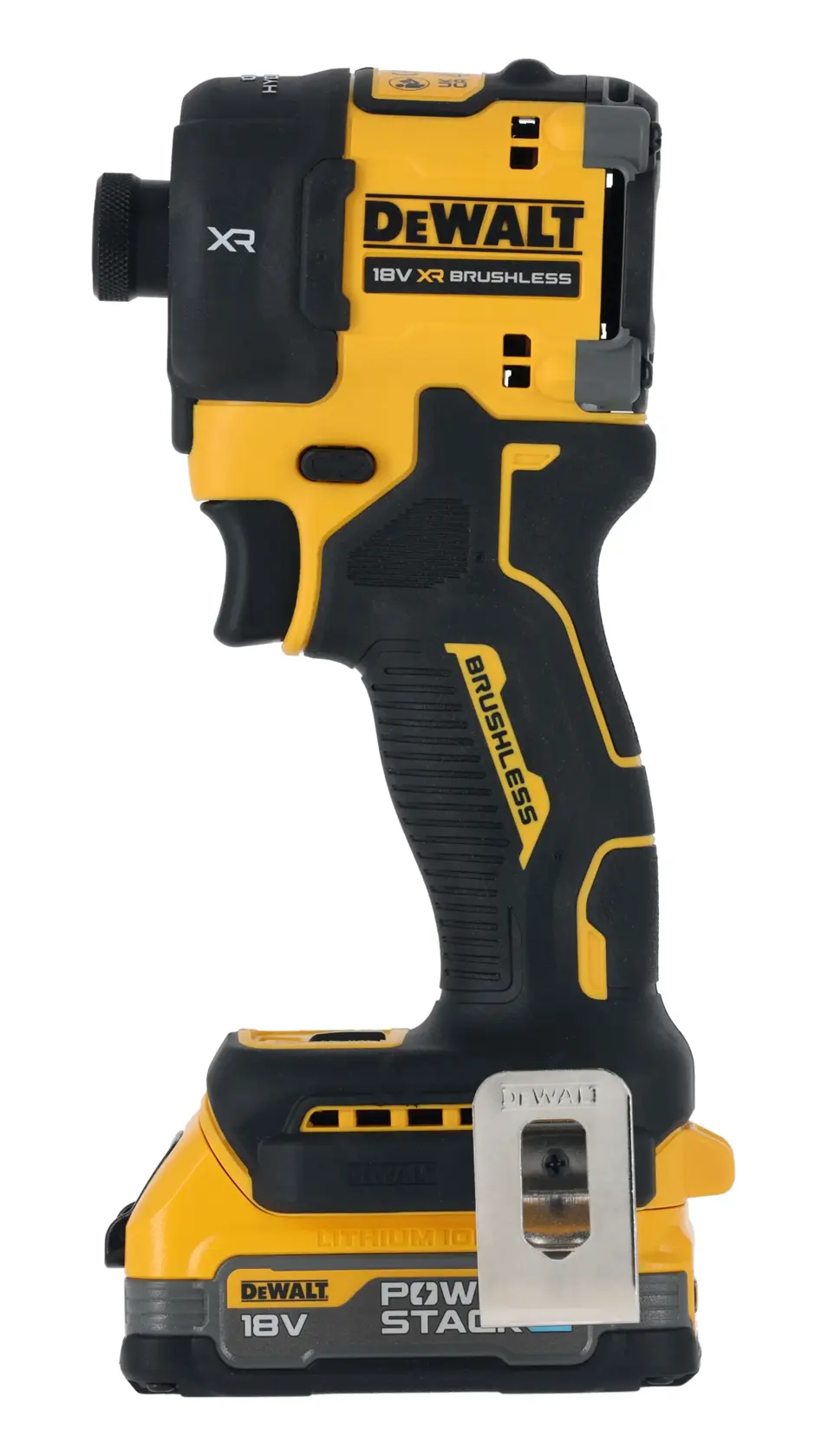 Atornillador Impacto Hidráulico sin escobillas XR 18V 1/4“ 56Nm con 2 baterías POWERSTACK y maletín TSTAK