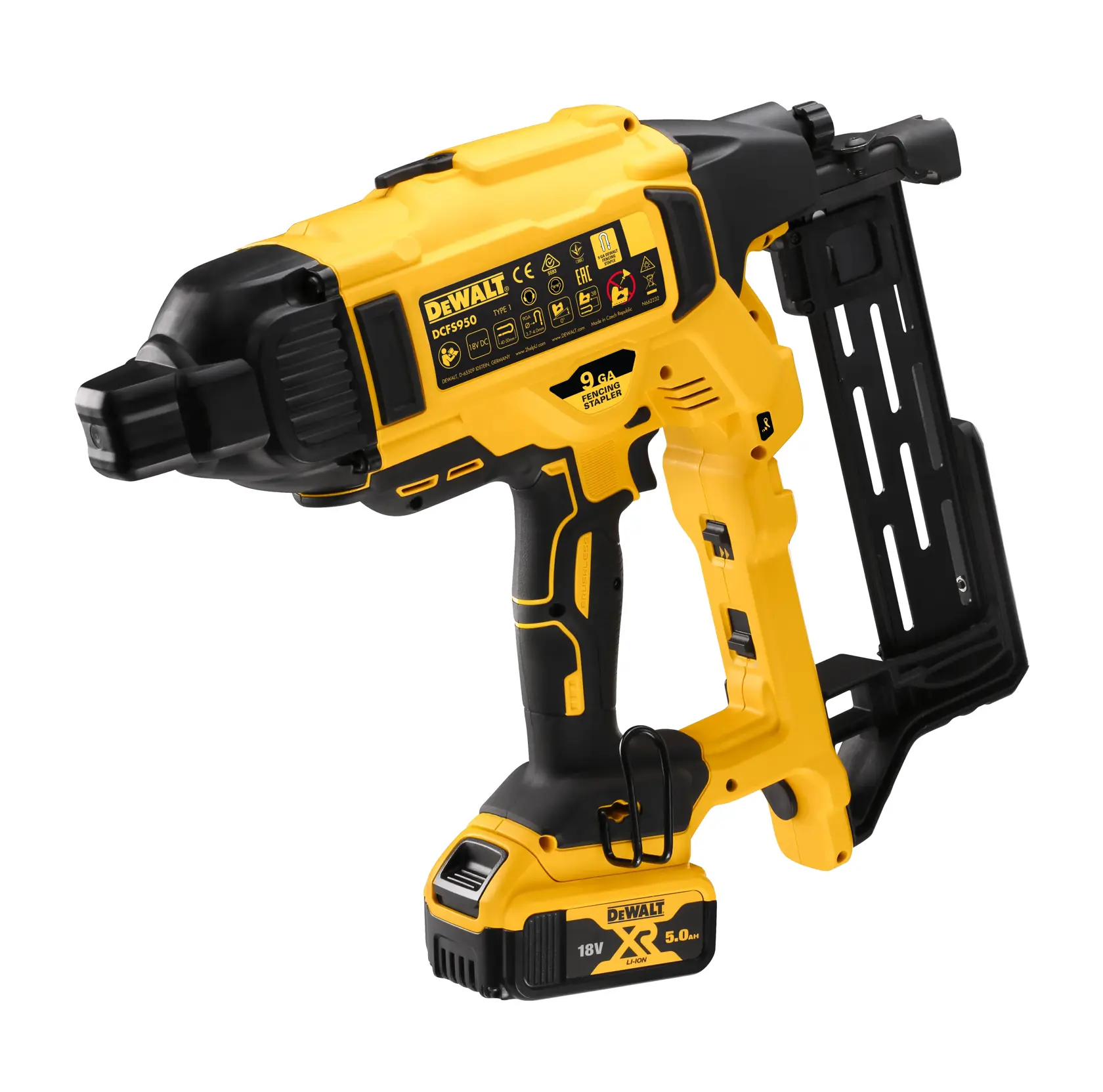 Grapadora de Cercas sin escobillas XR 18V Li-Ion 5Ah