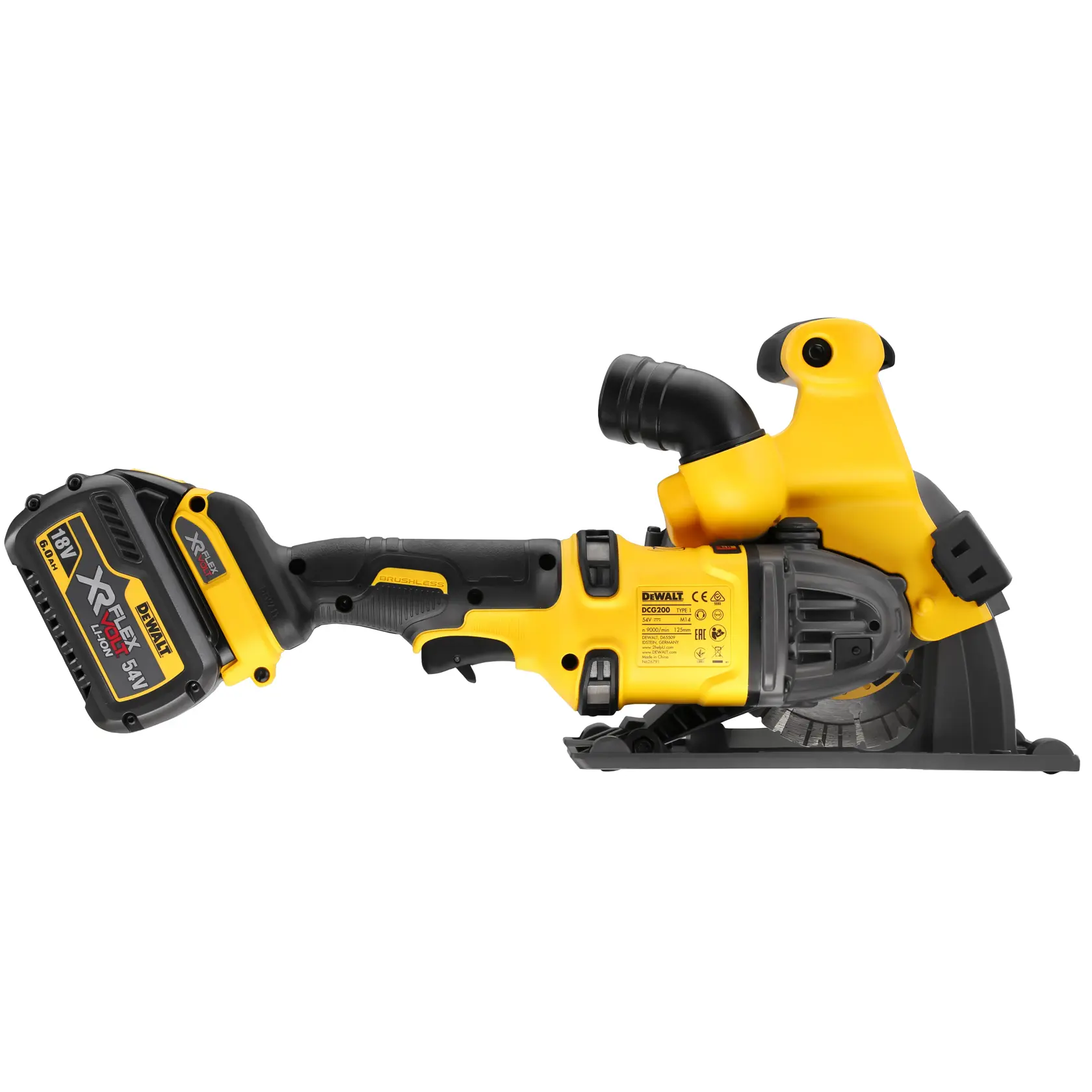 Rozadora sin escobillas XR FLEXVOLT 54V Li-Ion 6Ah