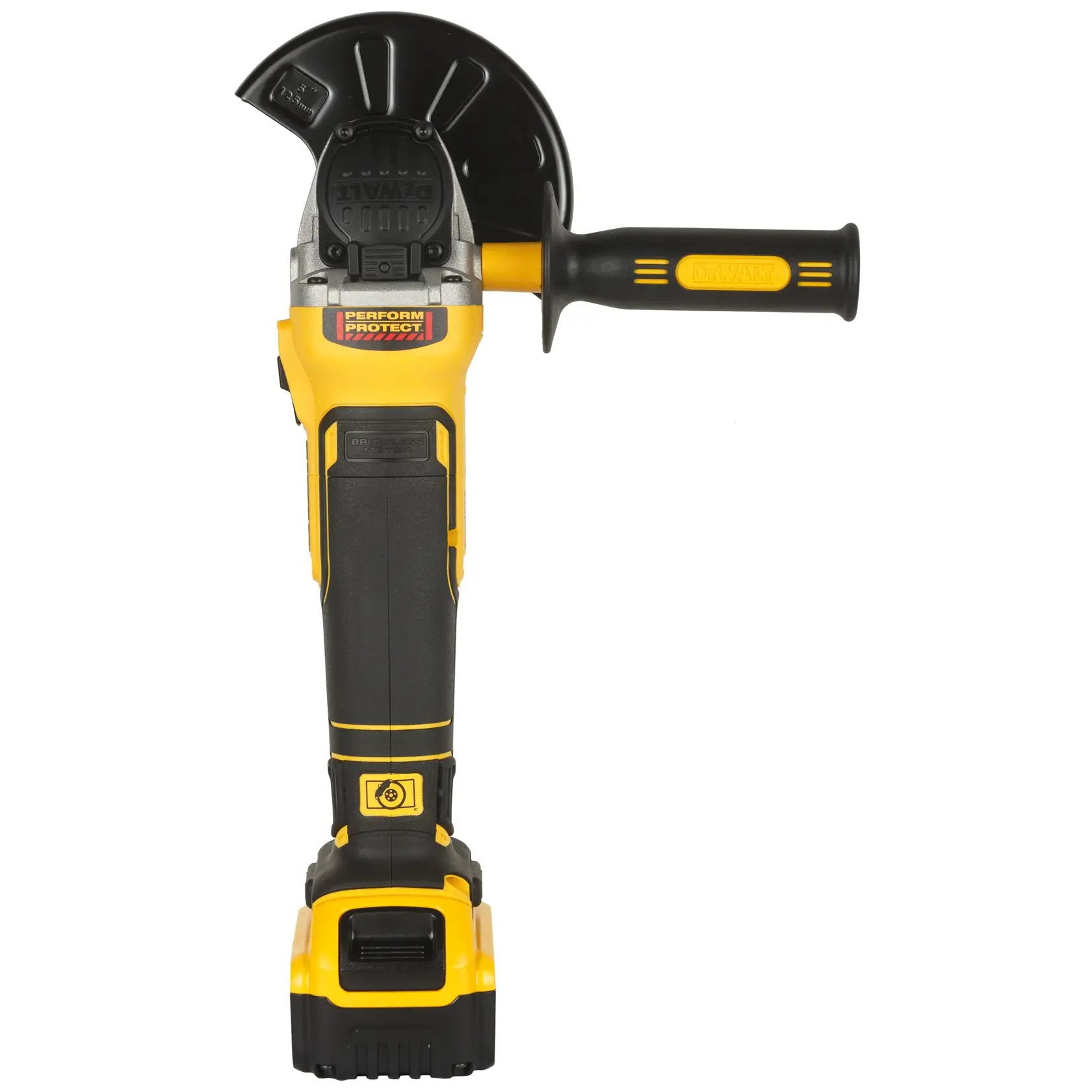 Mini-Amoladora sin escobillas 125mm XR 18V Li-Ion 5Ah con maletín TSTAK II