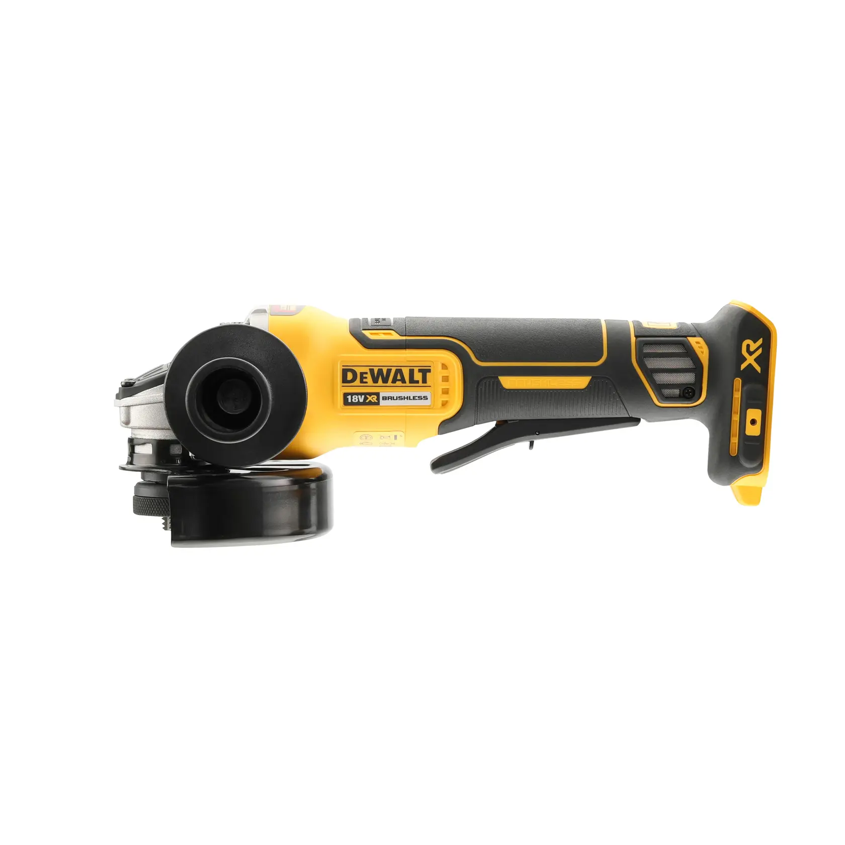Mini-Amoladora sin escob XR 18V 125mm sin carg/bat con interruptor hombre-muerto
