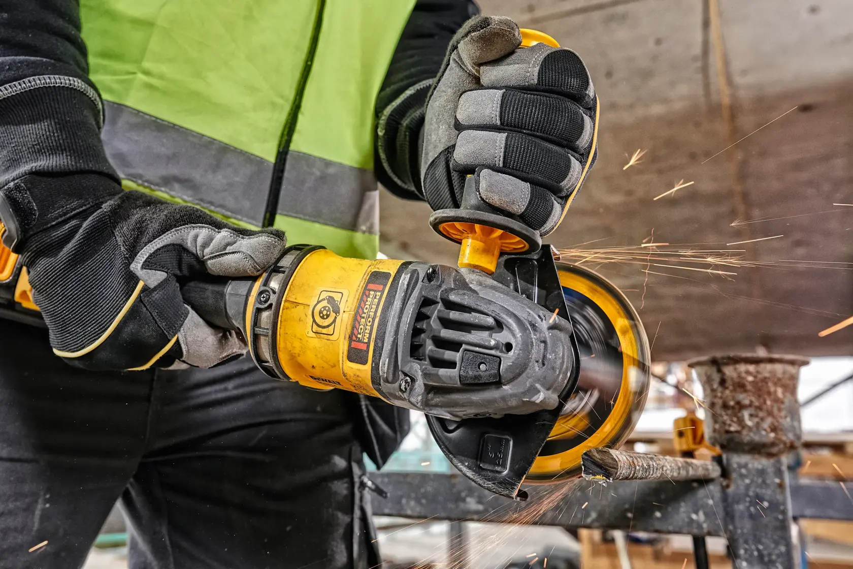 Mini-Amoladora sin escobillas XR FLEXVOLT 54V 125mm sin cargador/batería