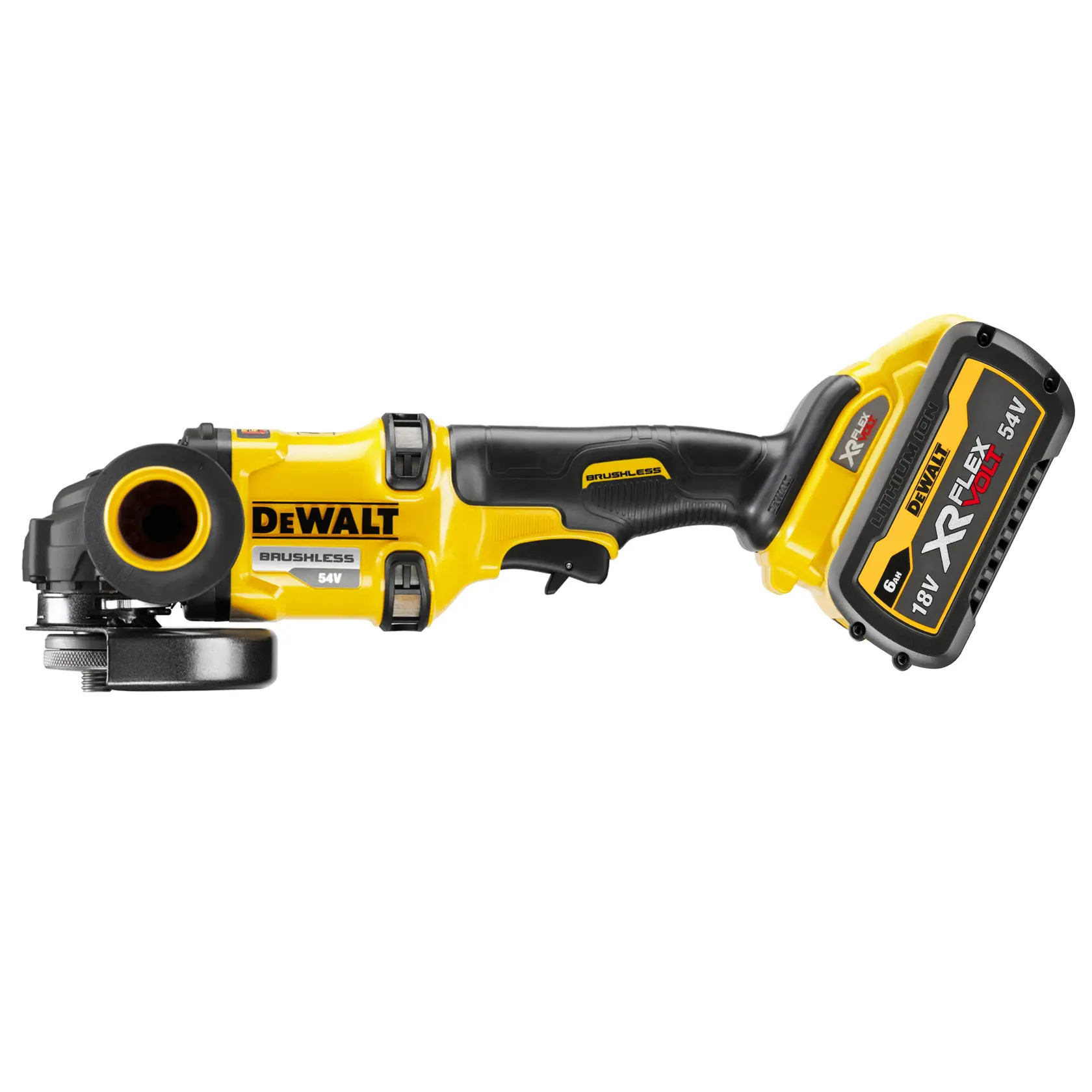Mini-Amoladora sin escobillas XR FLEXVOLT 54V Li-Ion 6Ah 125mm