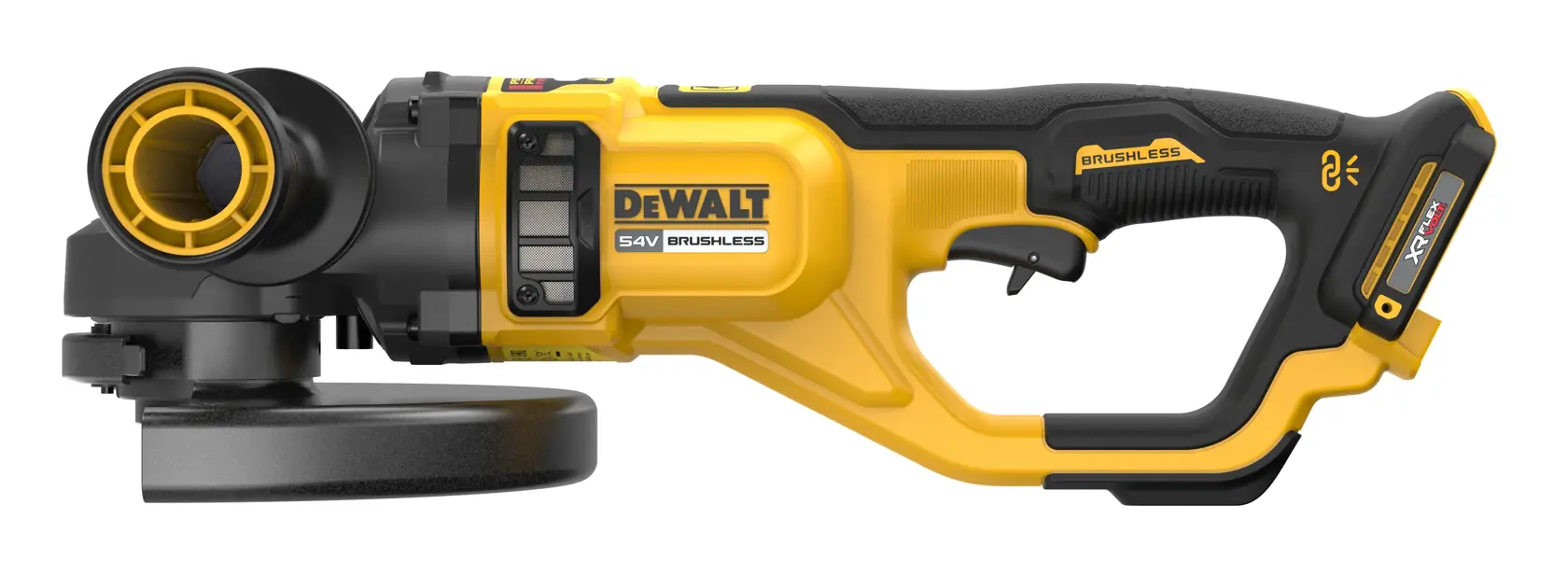 Amoladora sin escobillas XR FLEXVOLT 54V 230mm sin batería/cargador