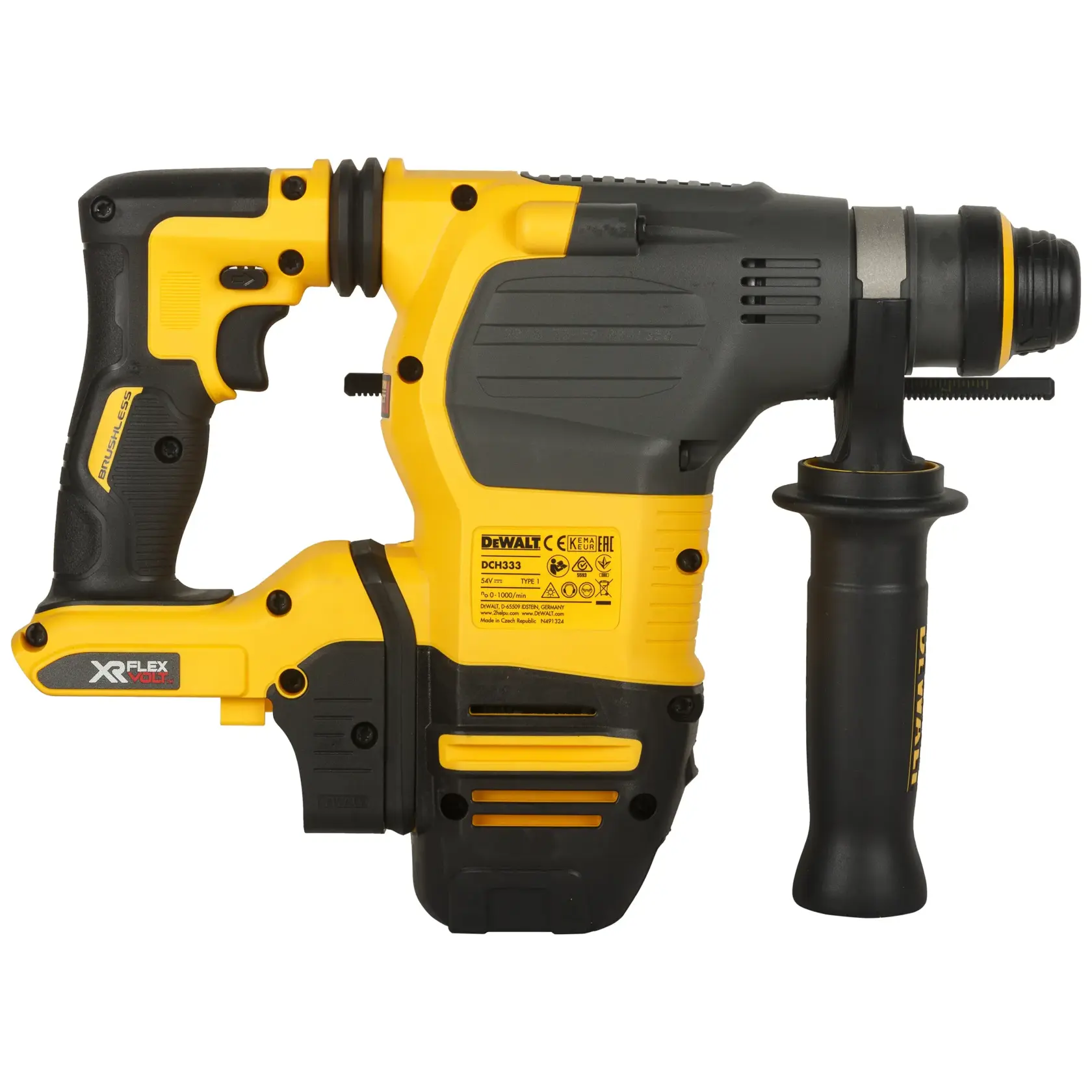 Martillo Electroneumático XR FLEXVOLT 54V SDS plus® 3kg sin cargador/batería
