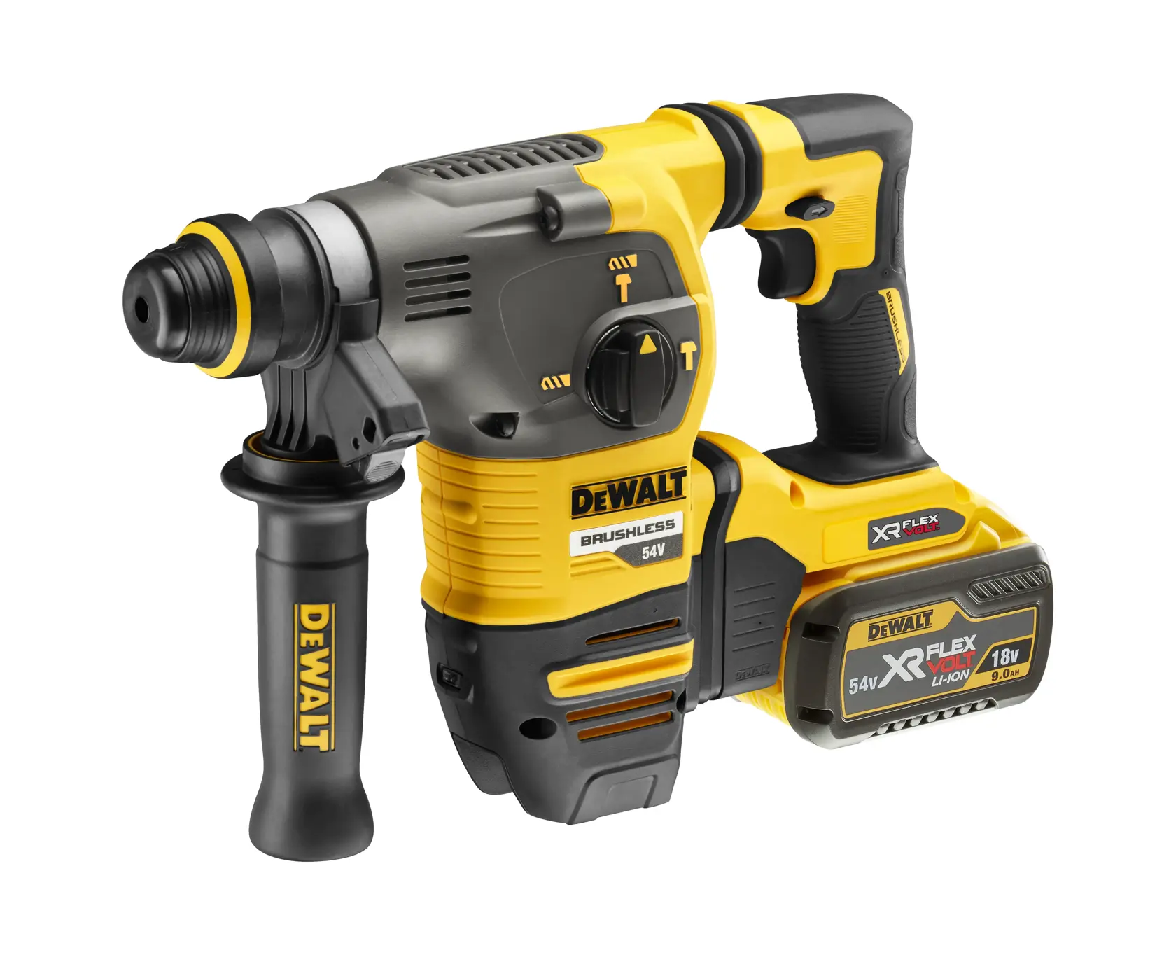 Martillo Electroneumático XR FLEXVOLT 54V  Li-Ion 9Ah SDS plus® 3kg 30mm