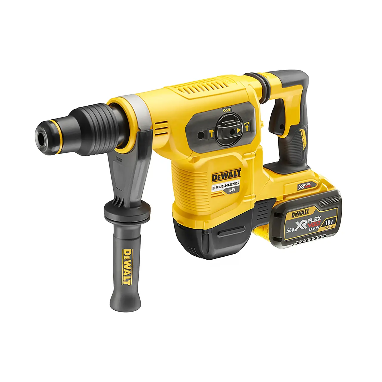 DeWalt Martillo Electroneumático XR FLEXVOLT 54V Li-Ion 9Ah SDS max® 5kg · DCH481X2-QW