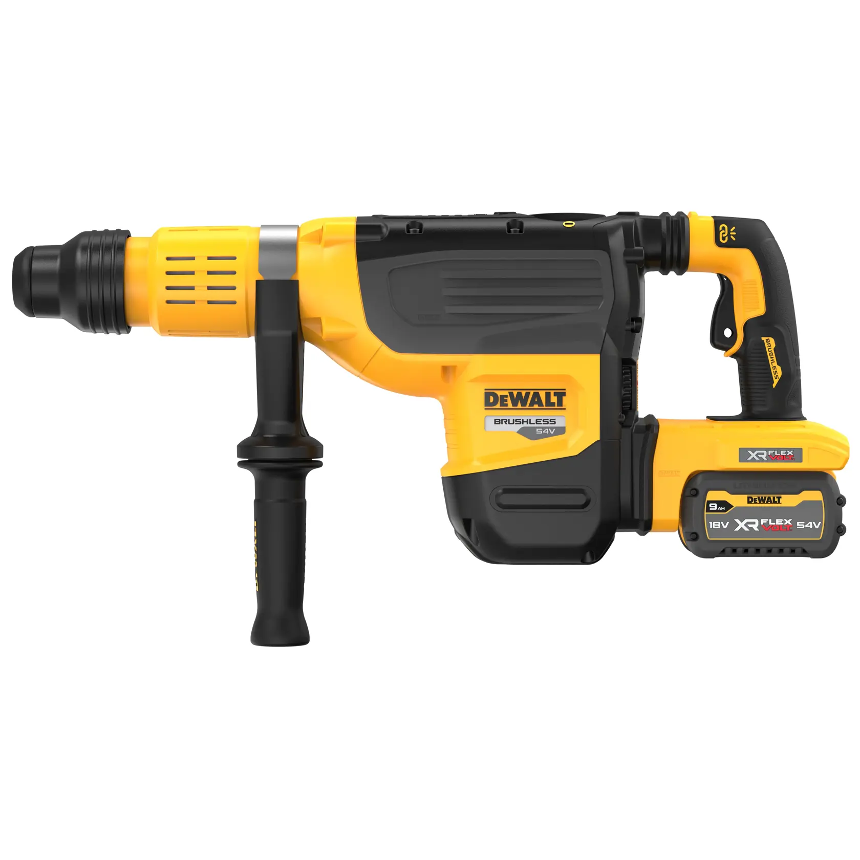 Martillo Electroneumático XR FLEXVOLT 54V Li-Ion 9Ah SDS max® 10kg