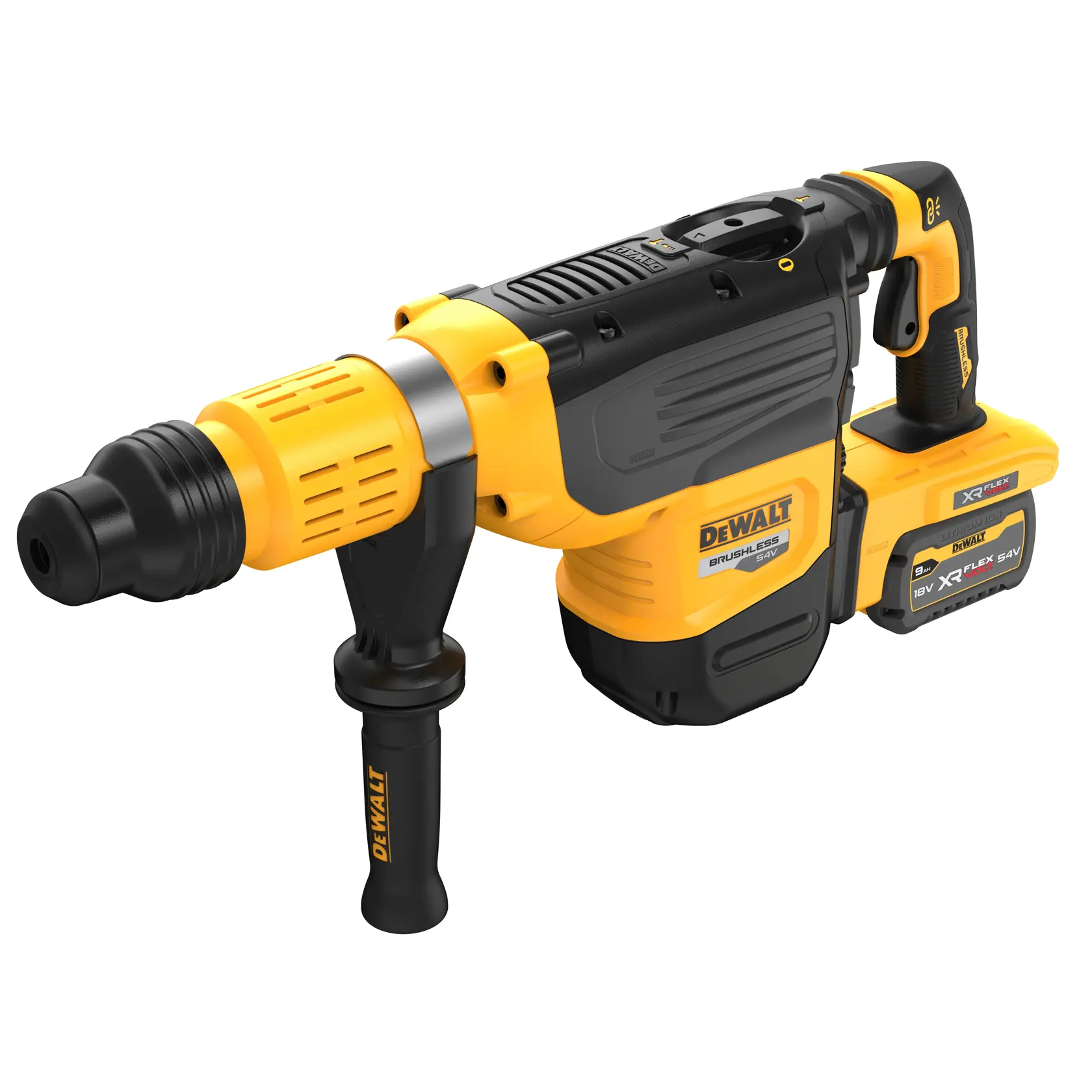 Martillo Electroneumático XR FLEXVOLT 54V Li-Ion 9Ah SDS max® 10kg