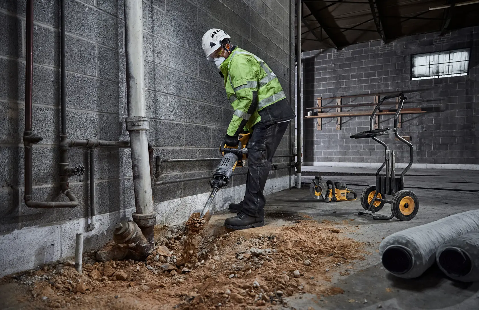 38Lb Cordless Breaker small slab repair