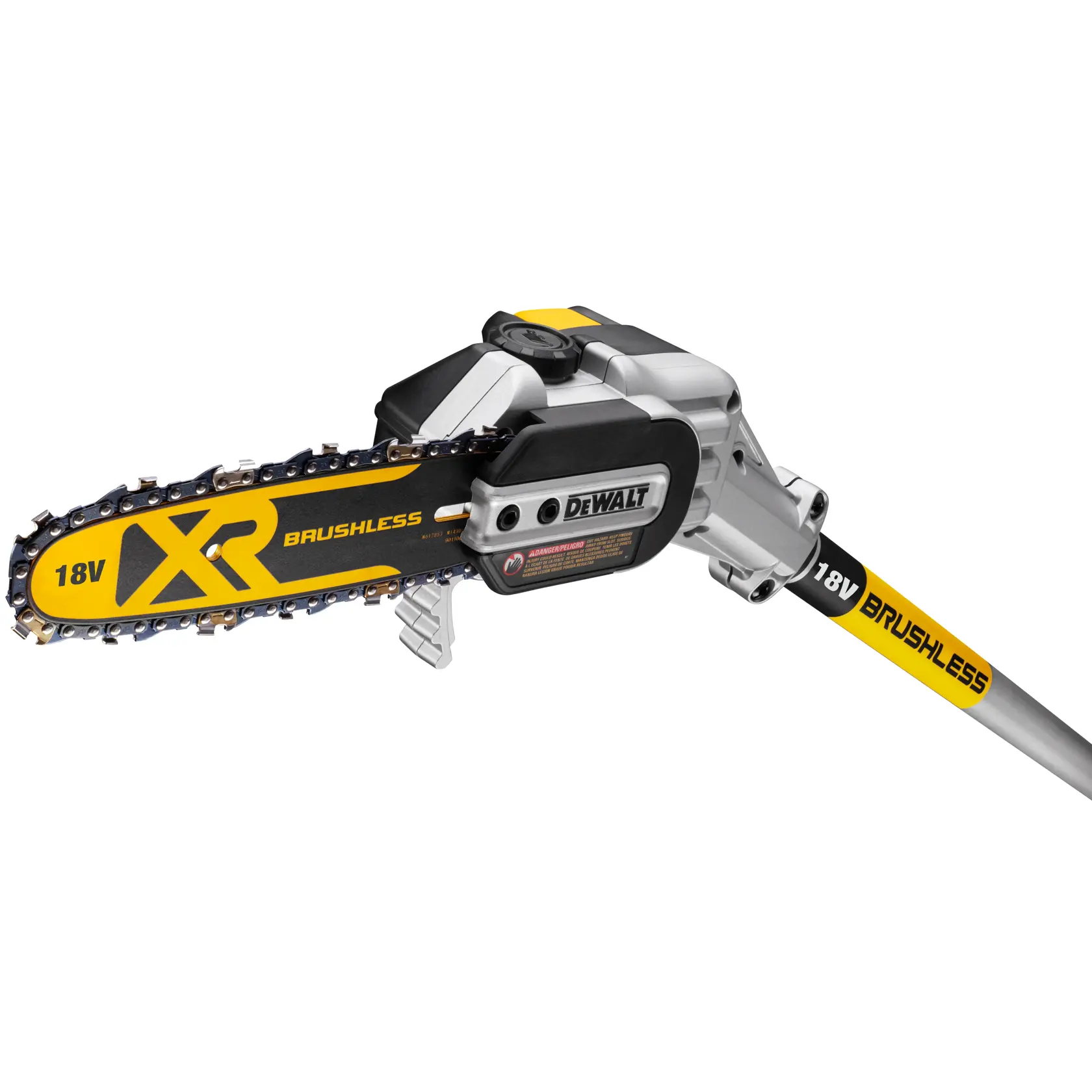 Podadora de pértiga sin escobillas XR 18V con 1 batería Li-Ion 5Ah 20cm