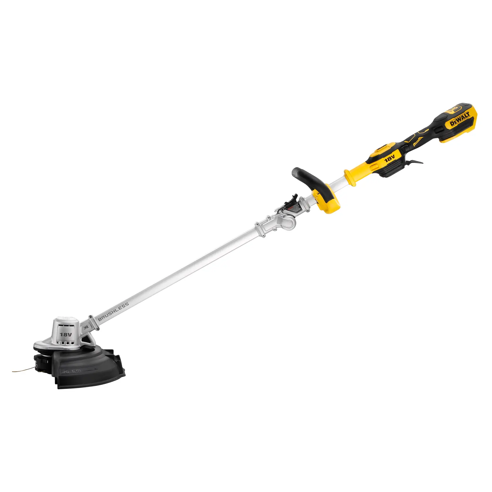 Corta bordes sin escobillas XR 18V mango plegable sin batería/cargador 36cm