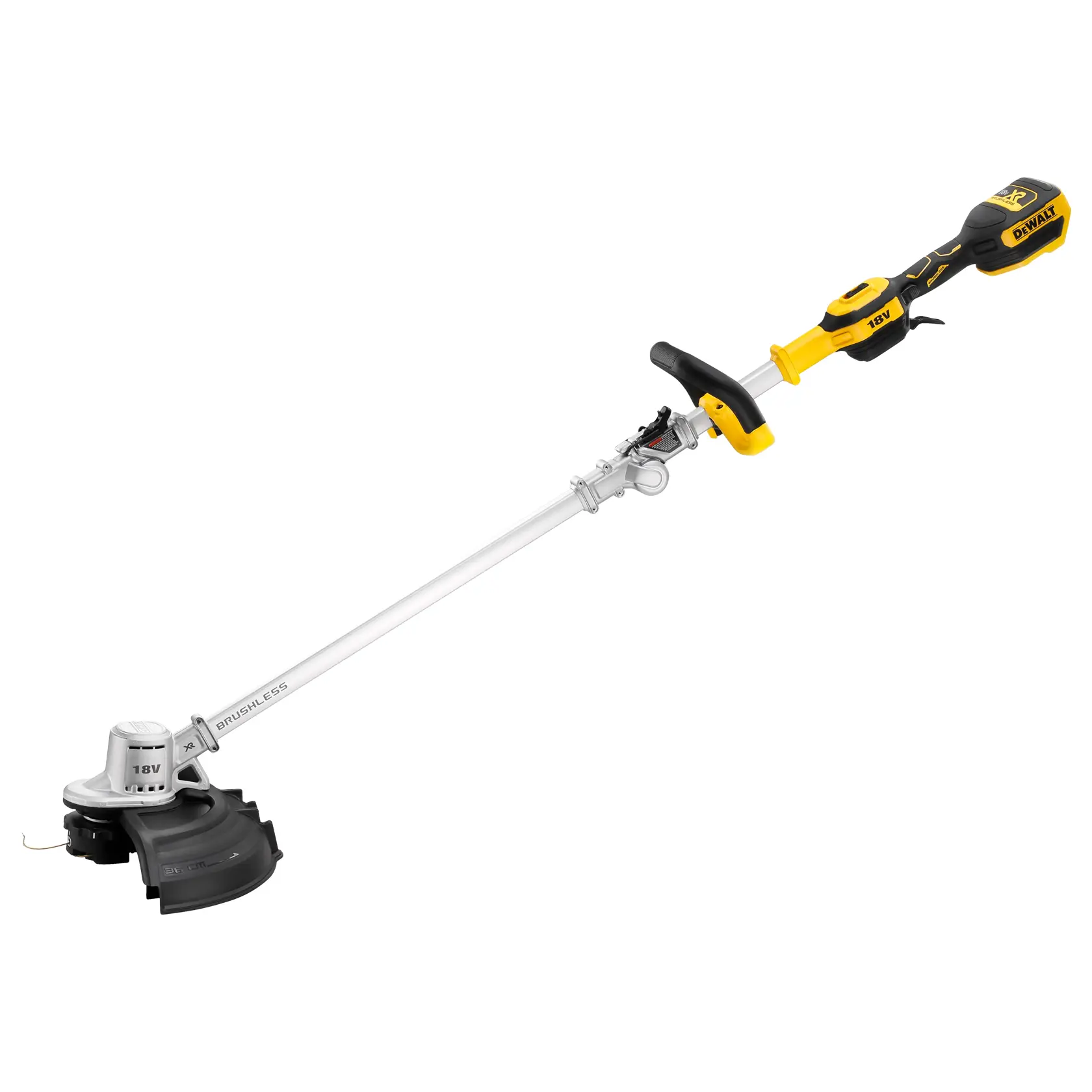 Corta bordes sin escobillas XR 18V mango plegable sin batería/cargador 36cm