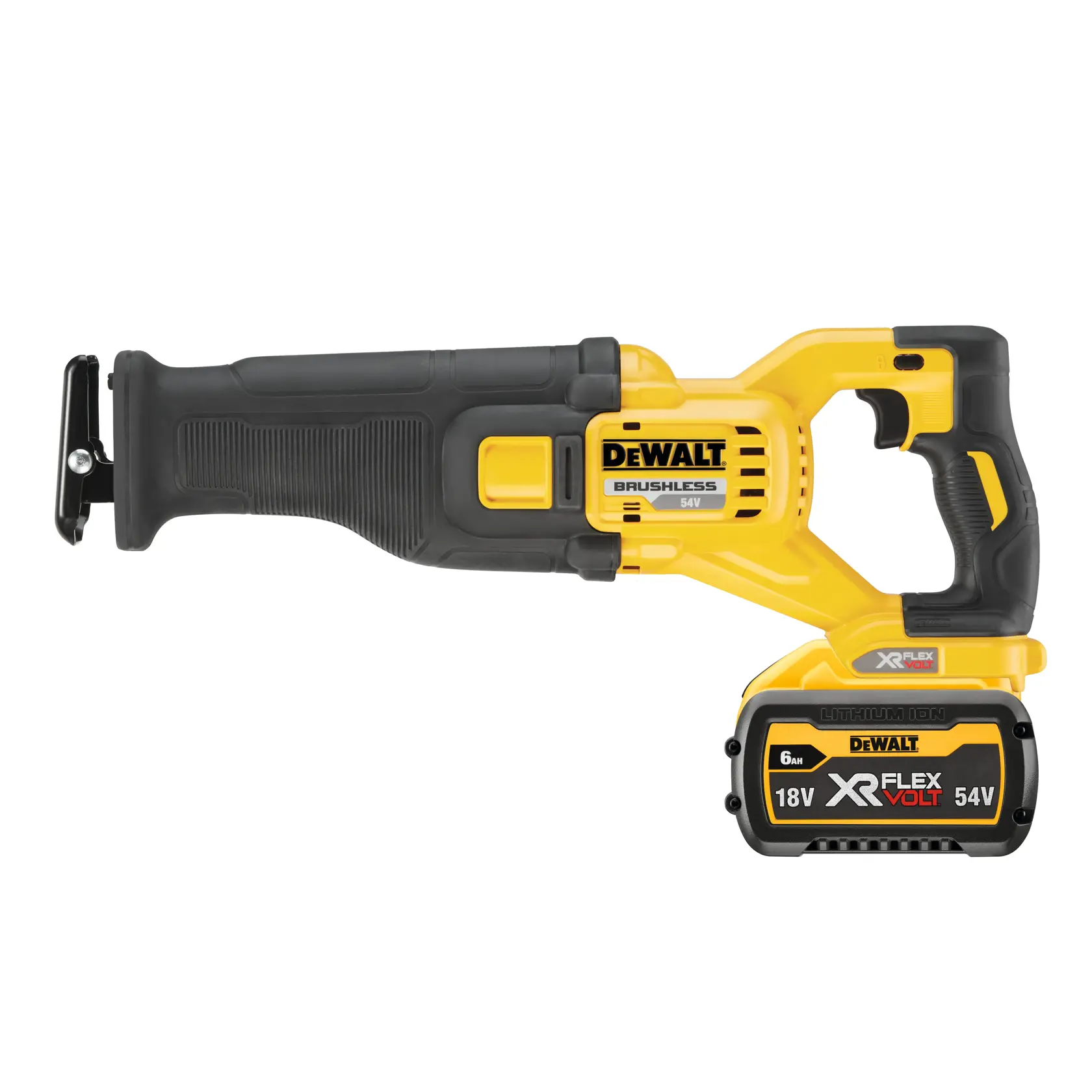 Sierra Sable sin escobillas XR FLEXVOLT 54V con 2 baterías 54V/18V Li-Ion 6Ah