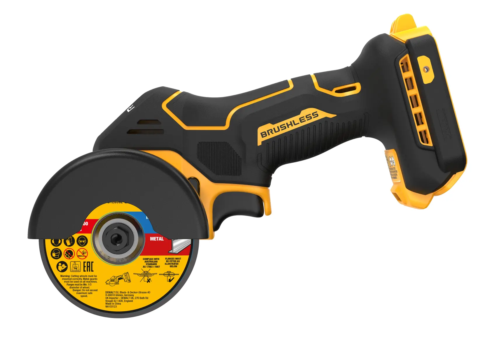 Amoladora Multi-corte sin escobillas XR 18V 76mm sin cargador/batería