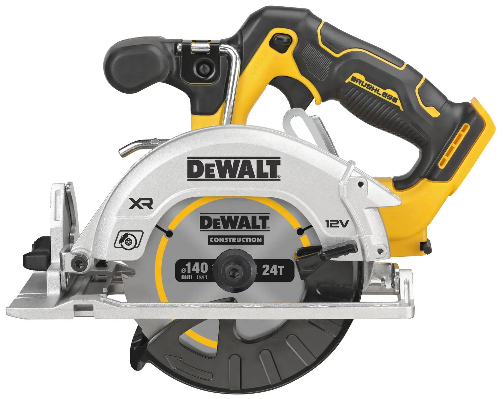 Sierra Circular sin escobilla XR 12V 140mm sin cargador/batería