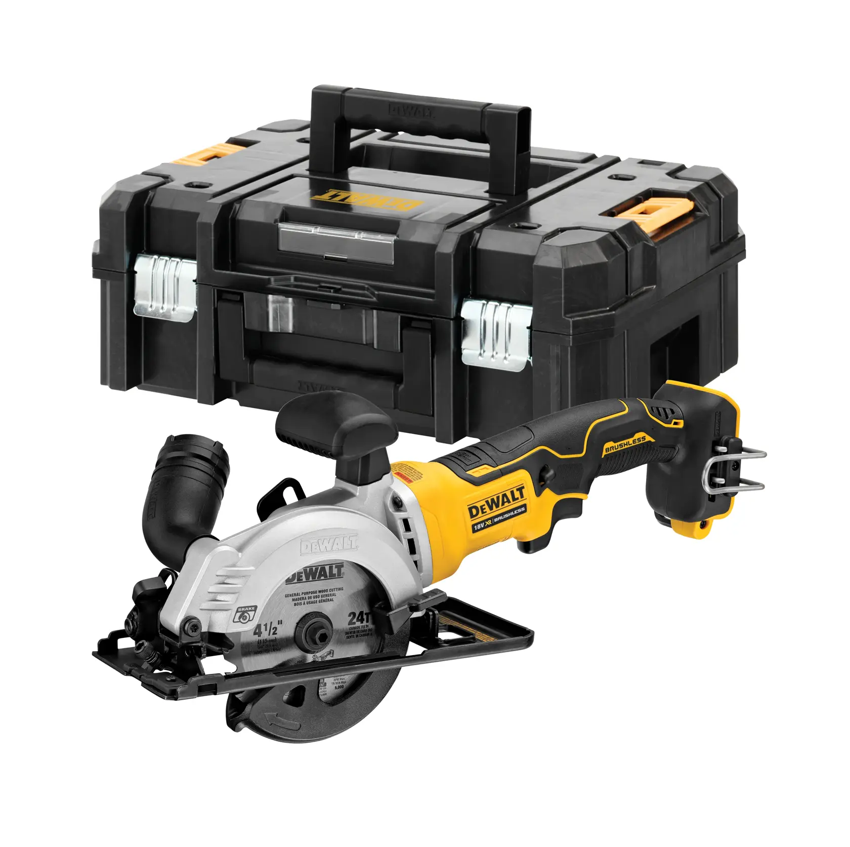 Sierra Circular de mano sin escobillas XR 18V Ø115mm  sin cargador/batería