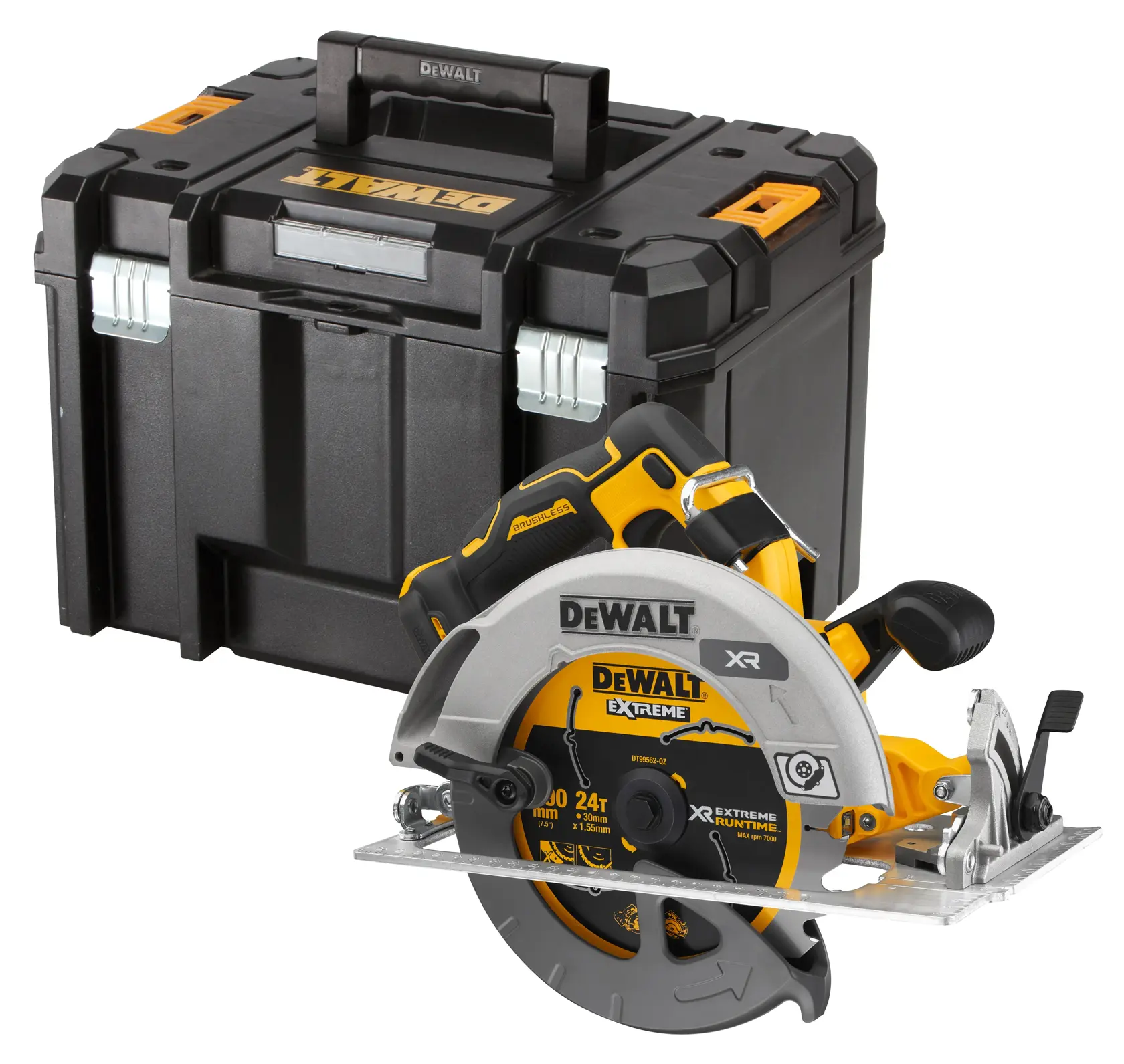 Sierra Circular sin escobillas XR 18V Ø190mm FV Advantage sin cargador/batería