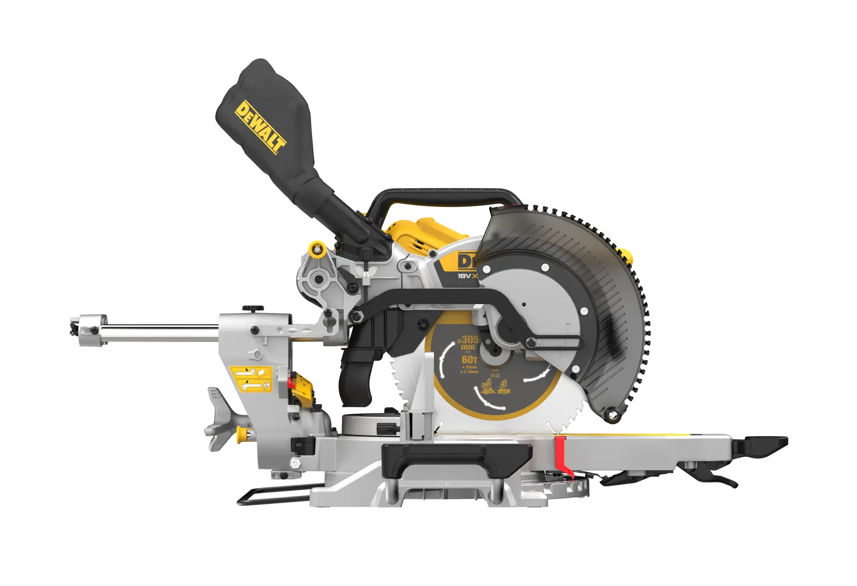 Ingletadora Telescópica XR 18V Ø305mm Luz XPS sin cargador/batería