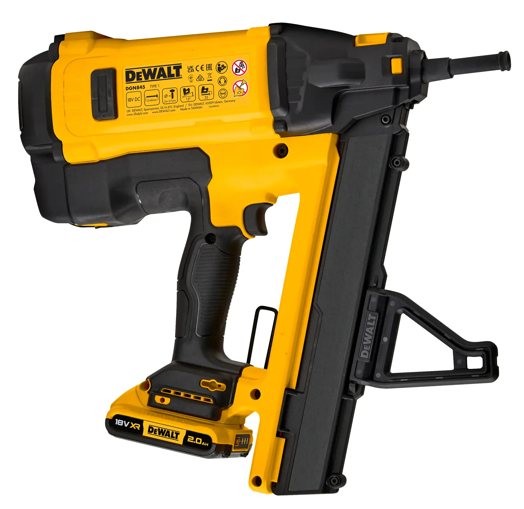 Clavadora de Gas C6 XR 18V con batería 18V Li-Ion 2Ah