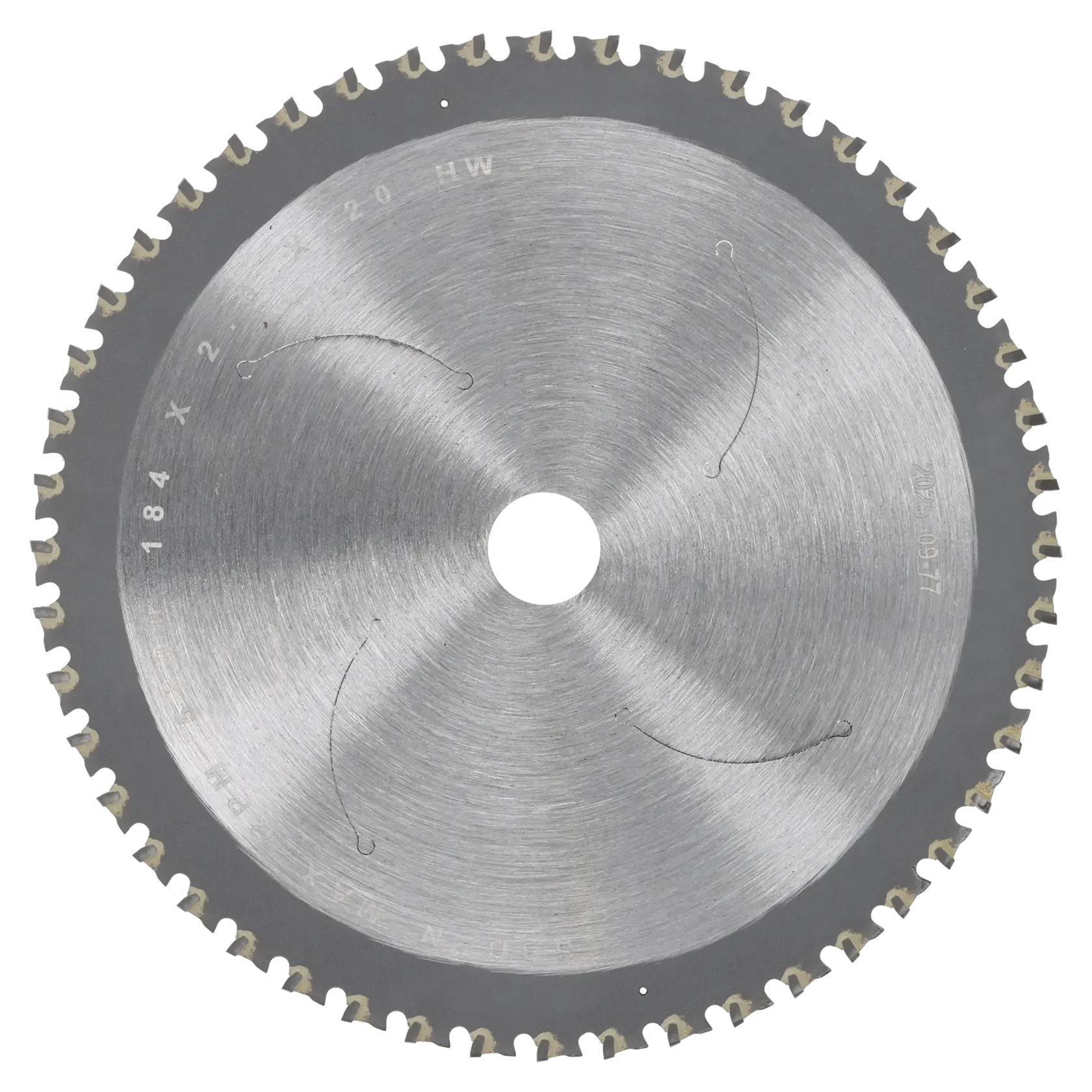 Hoja de sierra DEWALT fotografía, SKUs DT1044, DT1044-QZ, dientes de metal.
