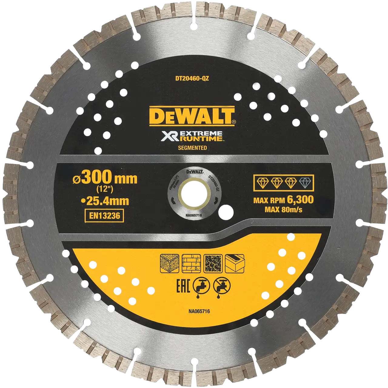 DeWalt Discos de diamante ELITE XTREME 305mm - Todos los usos · DT20460-QZ