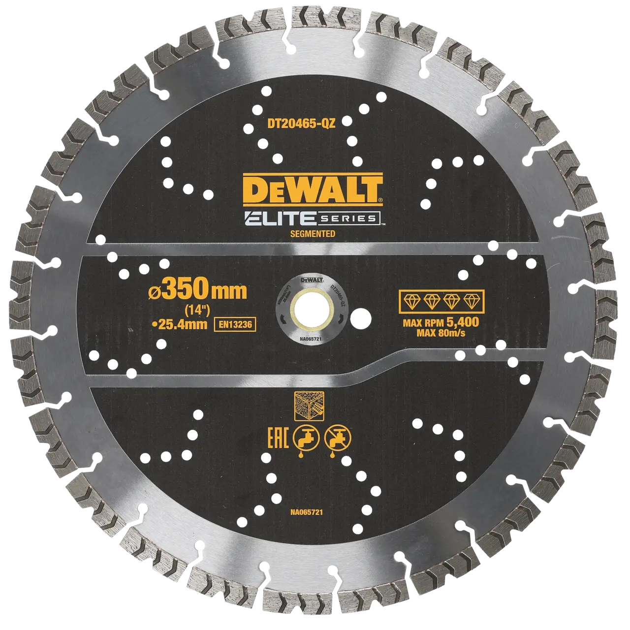 DeWalt Discos de diamante ELITE 355mm - Hormigón reforzado · DT20465-QZ