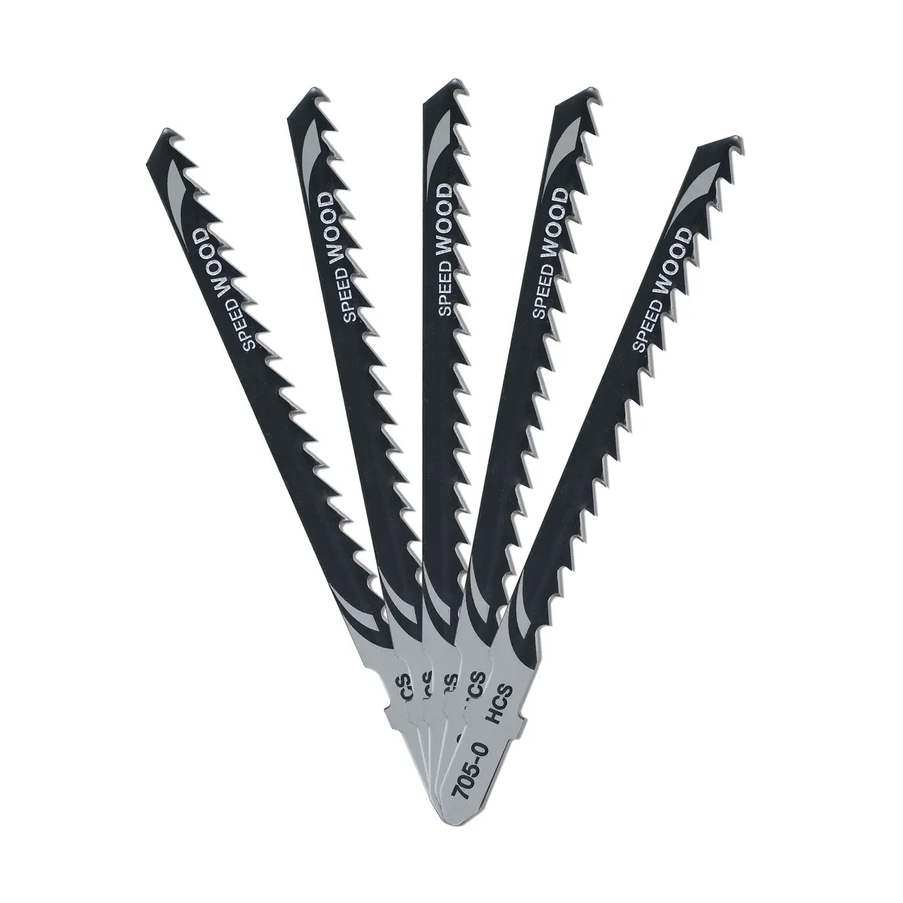 DeWalt Hoja de sierra de calar HCS, longitud: 100mm, paso de diente: 4mm, hoja de contornear, para cortes curvos rápidos en madera y aglomerado de hasta 60mm de espesor · DT2077-QZ