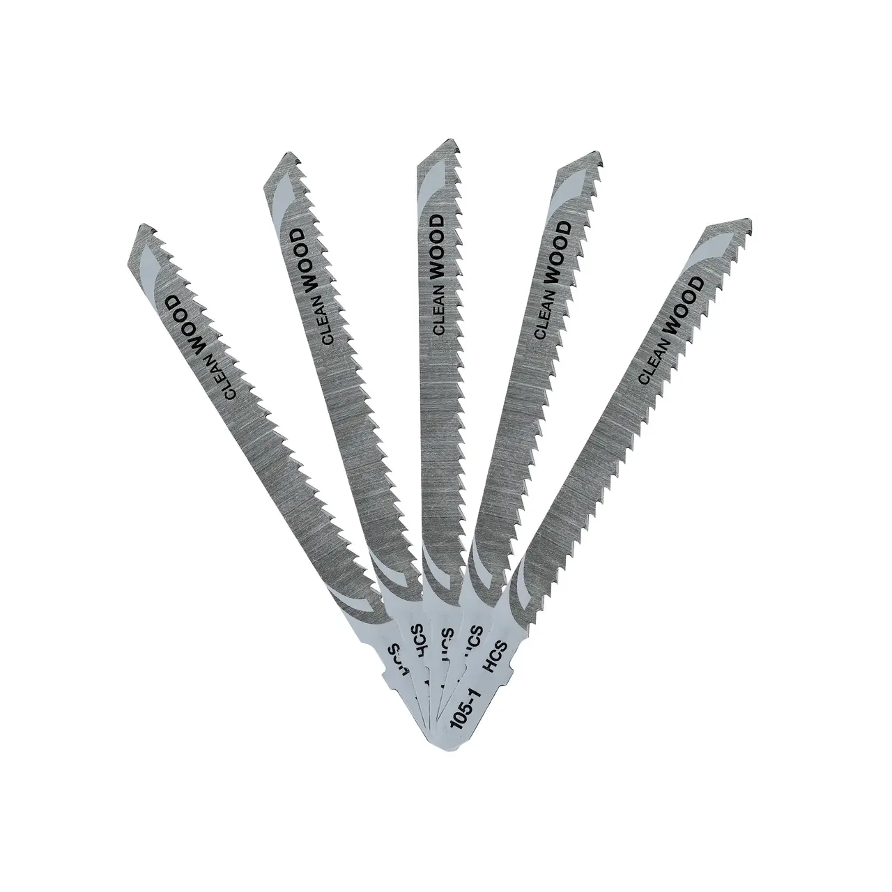 DeWalt Hoja de sierra de calar HCS, longitud: 100mm, paso de diente: 2.5mm, para cortes rectos finos en madera, aglomerado, contrachapado, laminado y plástico hasta 30mm de espesor · DT2165-QZ