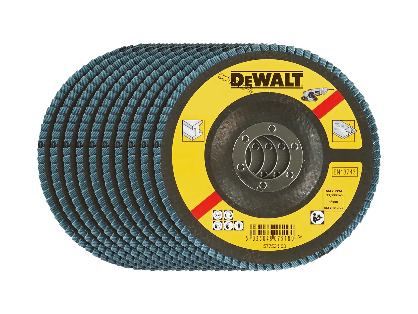 Gráfico que muestra la marca DEWALT XTREME Sub-Compact Series con el eslogan 'Compacto y lleno de rendimiento' sobre un fondo amarillo.