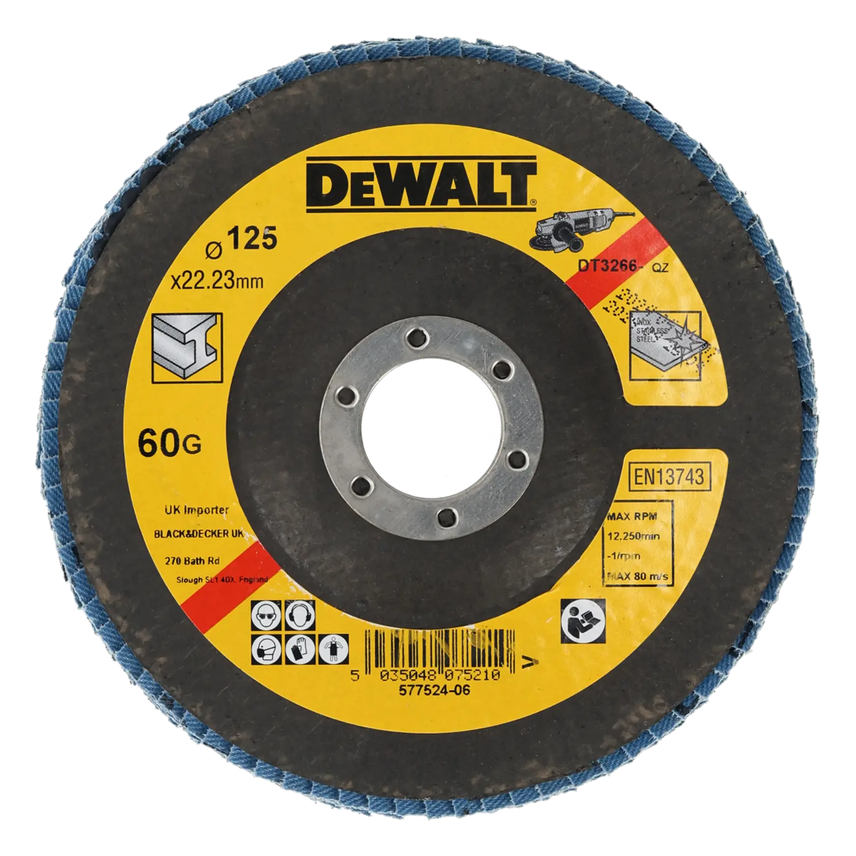 Gráfico que muestra la marca DEWALT XTREME Sub-Compact Series con el eslogan 'Compacto y lleno de rendimiento' sobre un fondo amarillo.