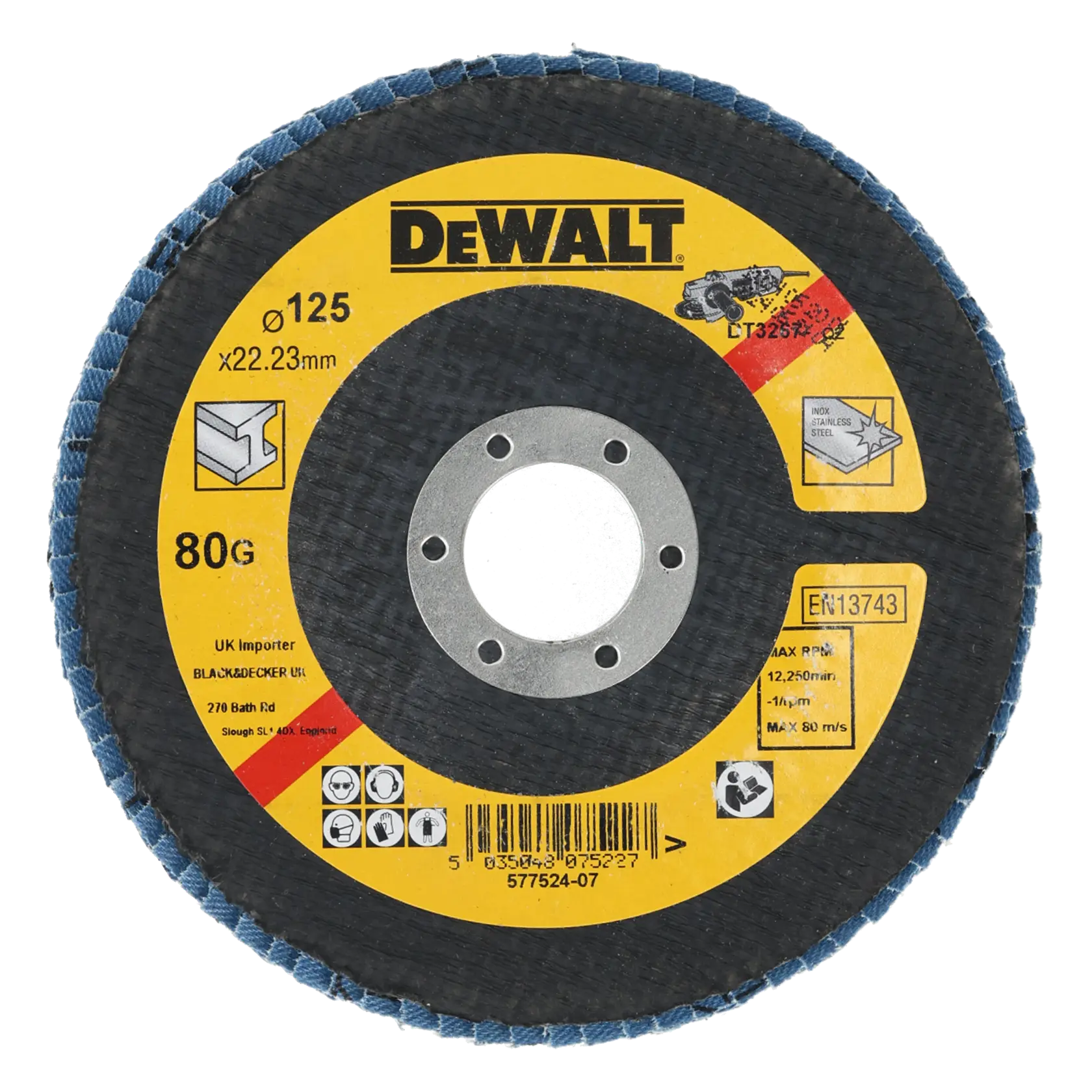 Gráfico que muestra la marca DEWALT XTREME Sub-Compact Series con el eslogan 'Compacto y lleno de rendimiento' sobre un fondo amarillo.