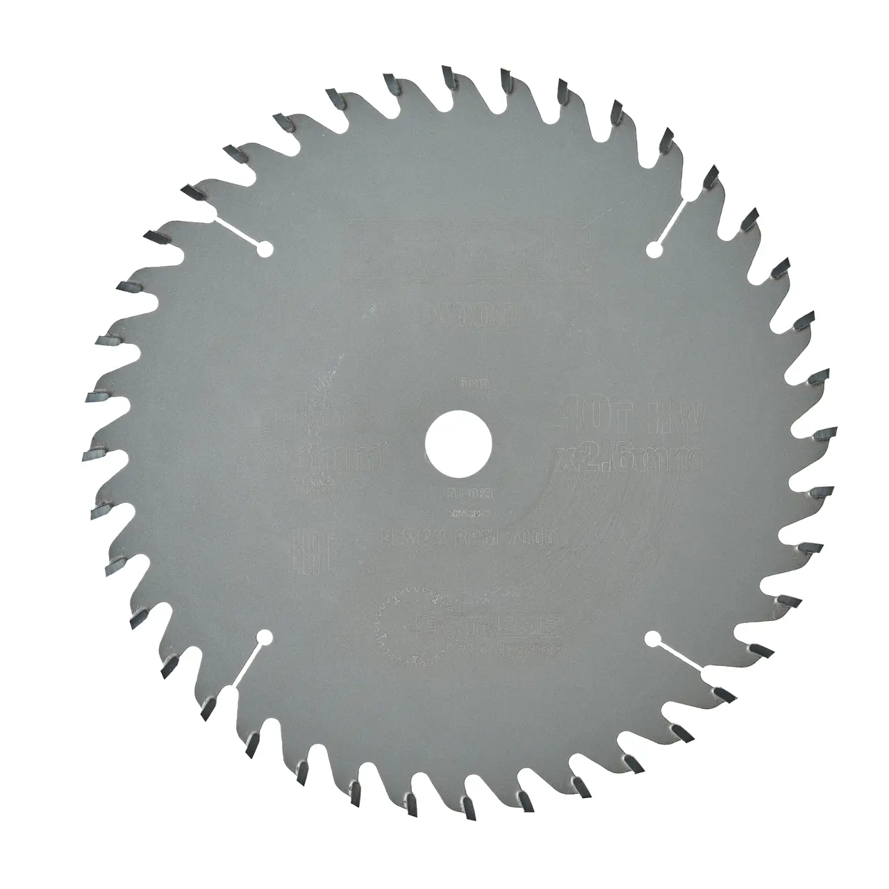 DeWalt Hoja Para Sierra Circular Portátil 184X16Mm 40D Atb , 10º · DT4063-QZ