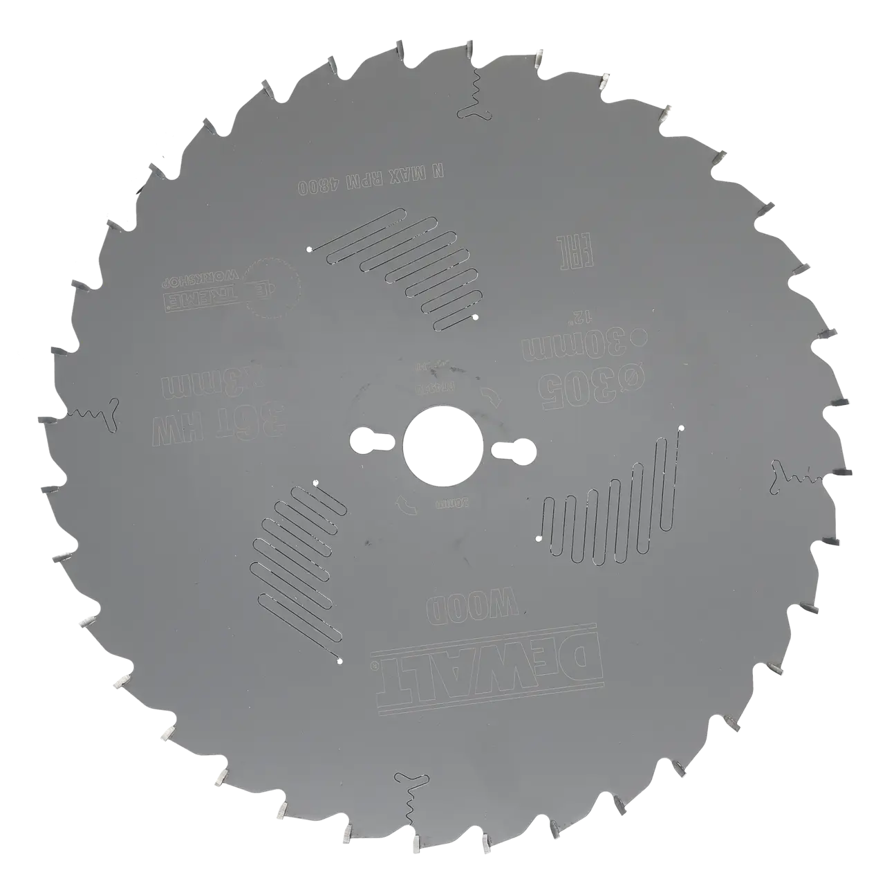 DeWalt Hoja para sierra circular estacionaria 305x30mm 36D ATB -5º · DT4330-QZ