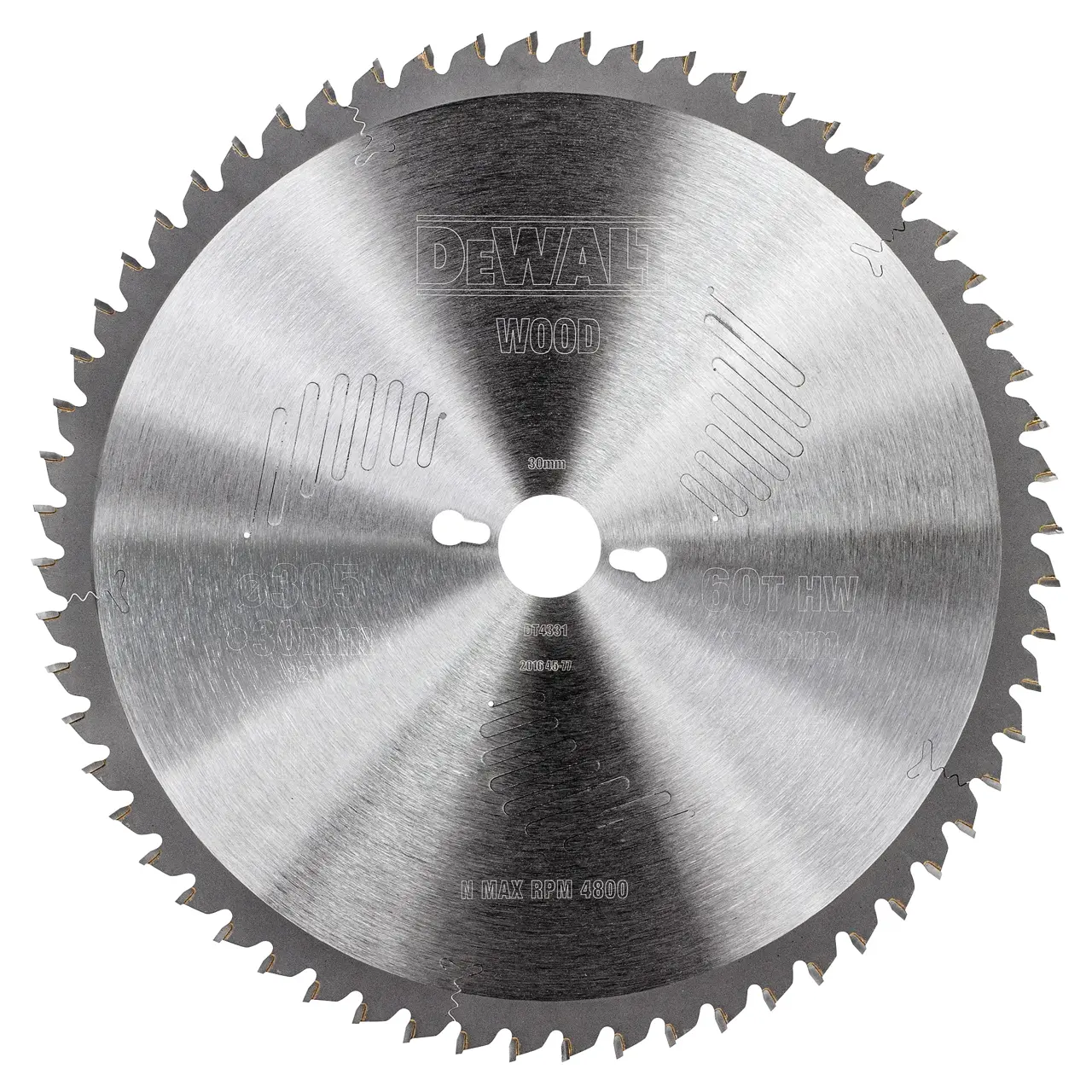 DeWalt Hoja para sierra circular estacionaria 305x30mm 60D ATB -5º · DT4331-QZ