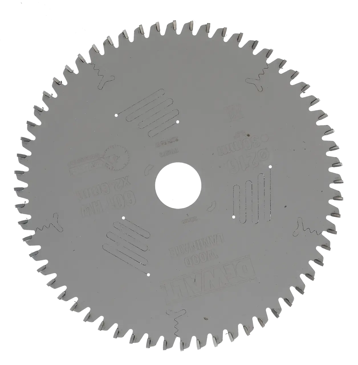 DeWalt Hoja para sierra circular estacionaria 216x30mm 60D TCG -5º · DT4370-QZ